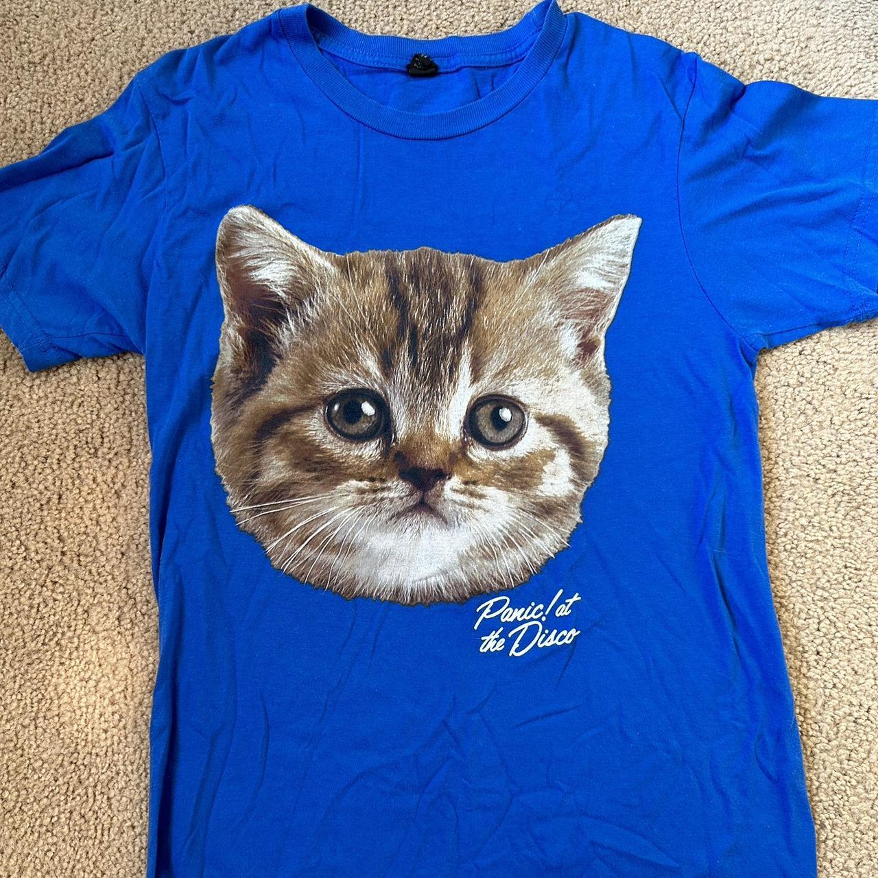 Panic at the on sale disco cat shirt