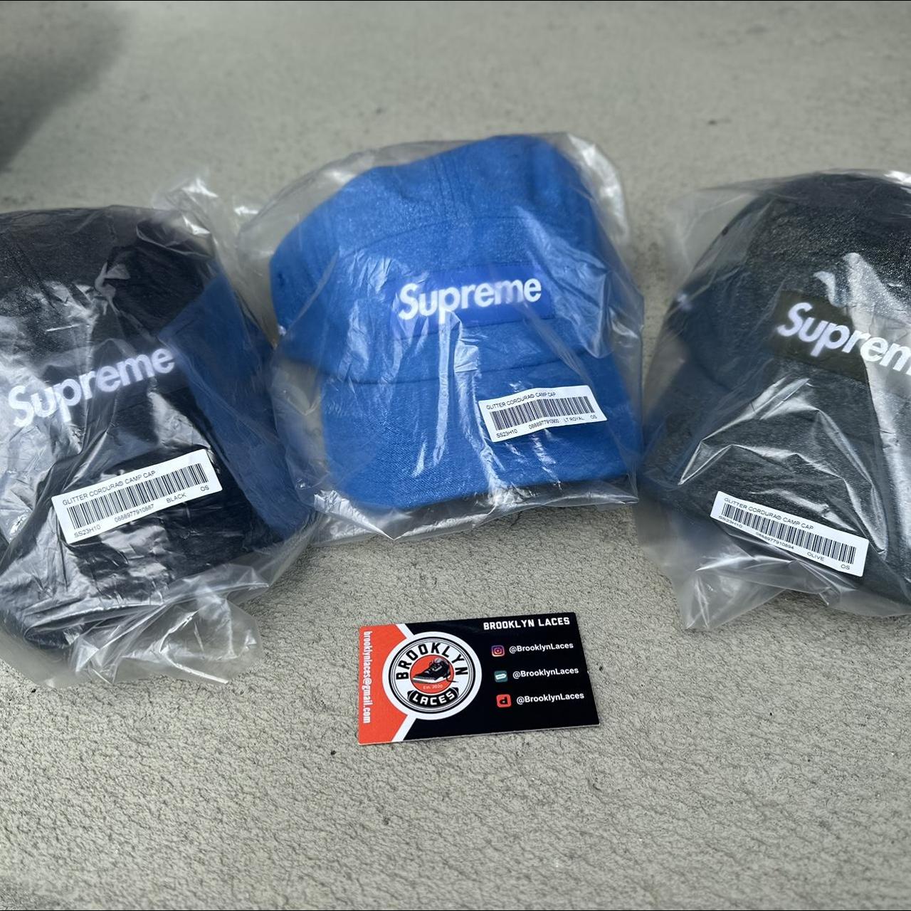 Supreme brushed cordura blue - Depop