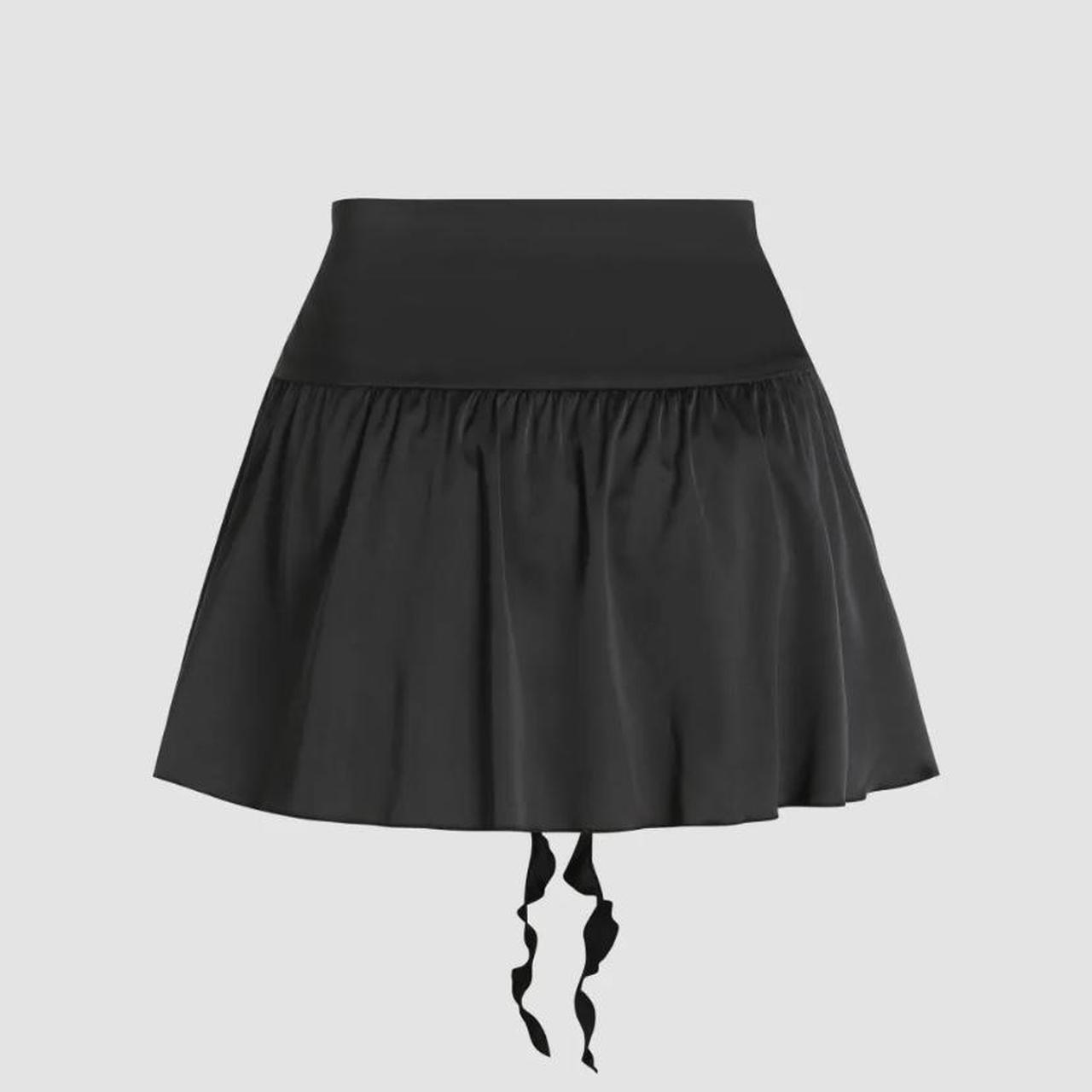Cider Women's Black Skirt Depop