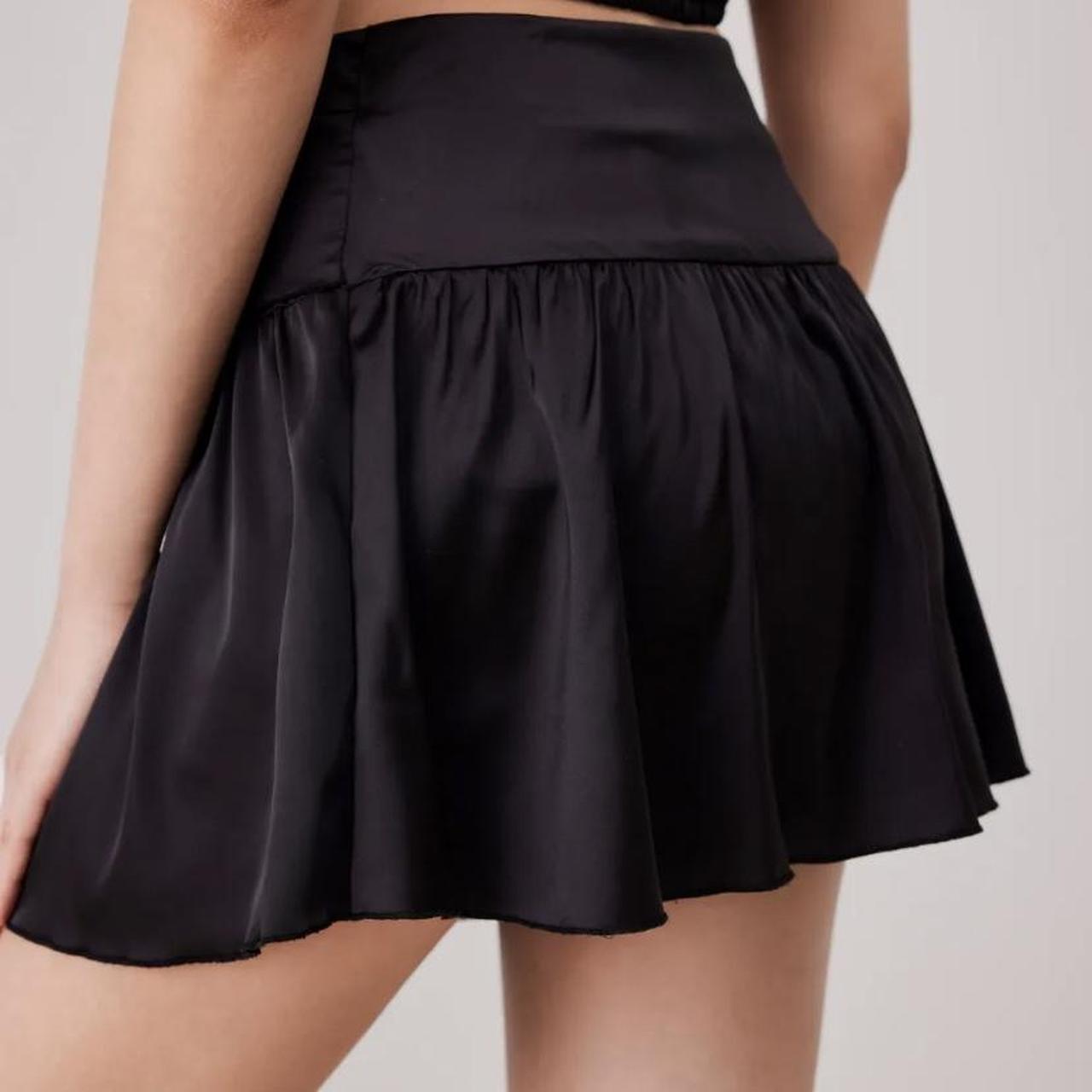 Cider Women's Black Skirt Depop