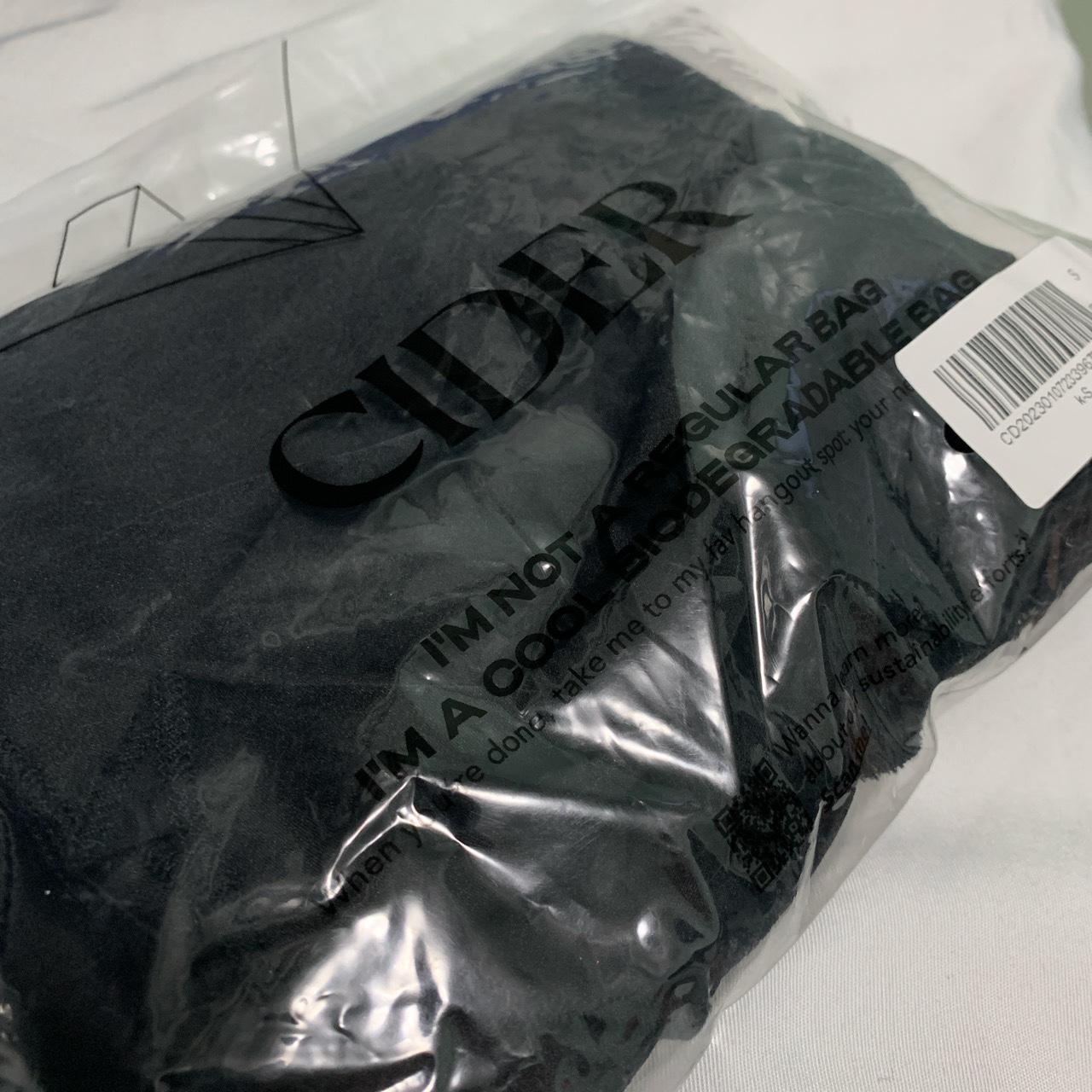 Cider Women's Black Skirt Depop