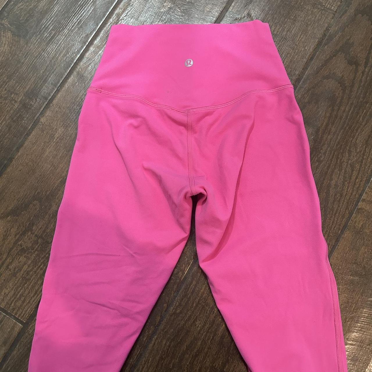 SONIC PINK ALIGNS size 4 25 in double lined send... - Depop