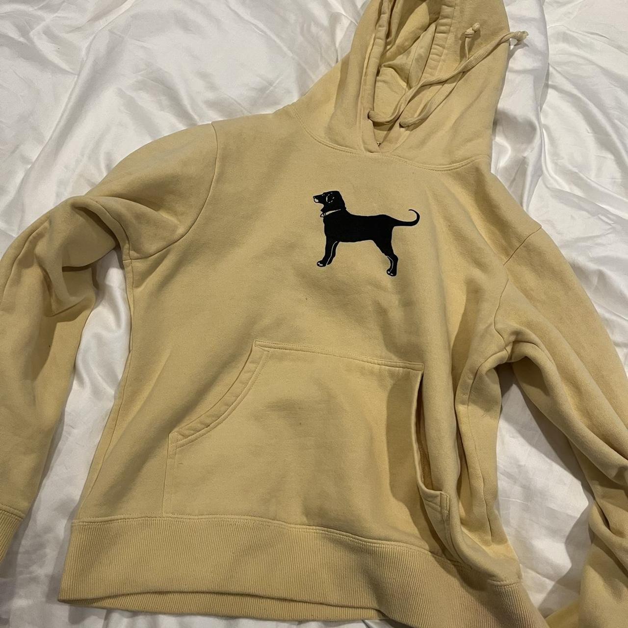 Yellow black hot sale dog sweatshirt