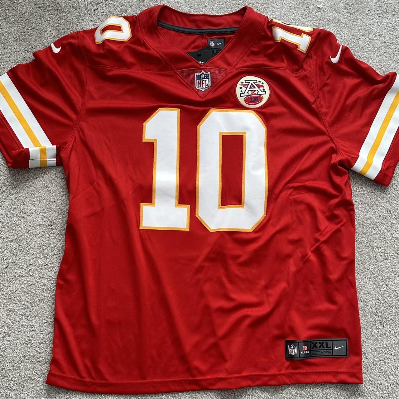 2021 NFL Kansas City Chiefs Tyreek Hill #10 Jersey - Depop