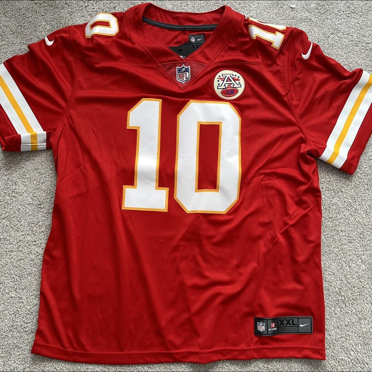 2021 NFL Kansas City Chiefs Tyreek Hill #10 Jersey - Depop