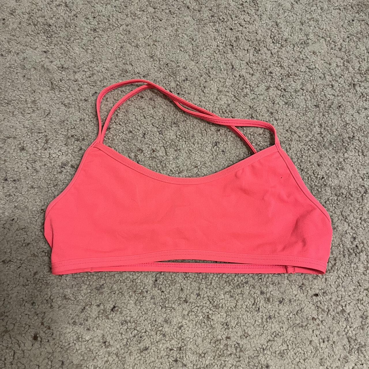 pink jolyn swim top. size medium but fits small. Depop