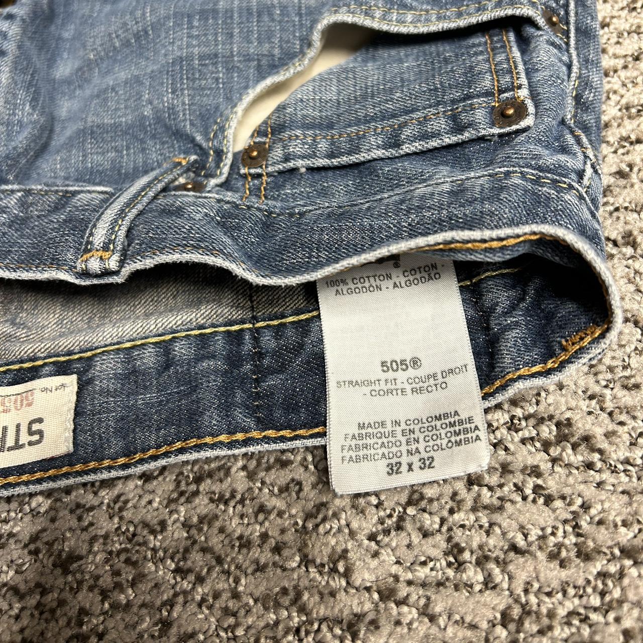 Levi's Men's Navy and Blue Jeans (5)
