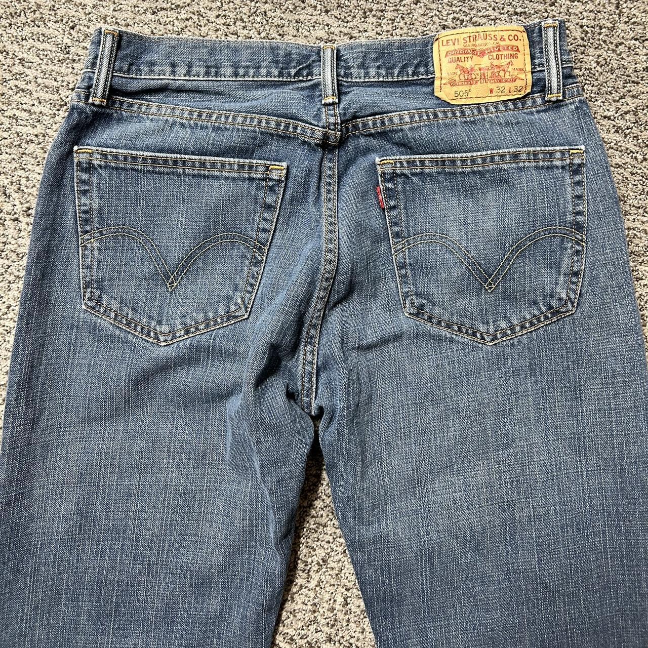 Levi's Men's Navy and Blue Jeans (3)