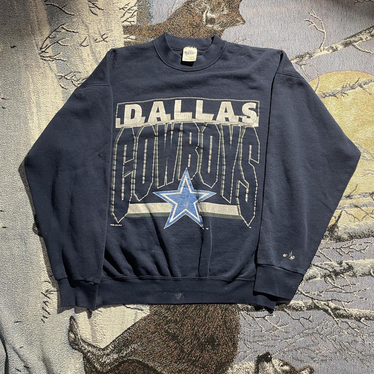 Dallas Cowboys Sweater - vintage all over full print - Depop