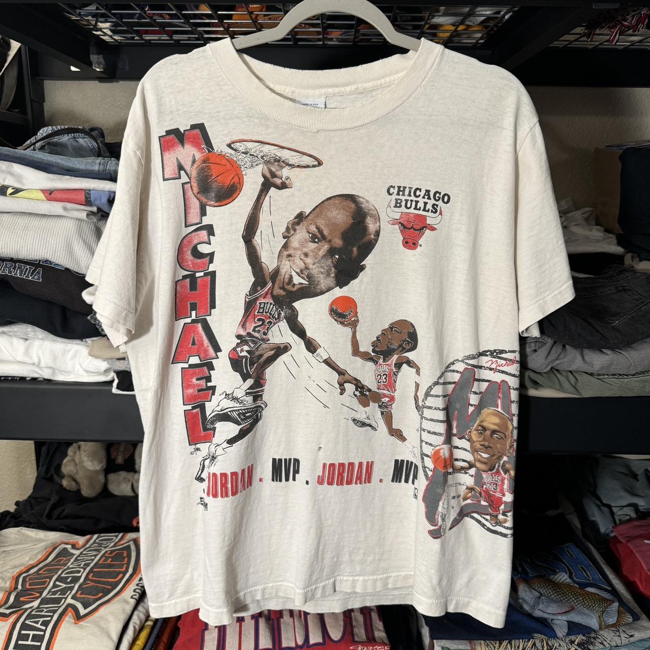 90's Michael “MVP” Jordan Caricature Grail | Depop