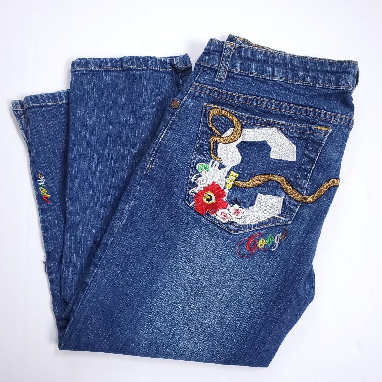 Coogi Women's Red and Blue Jeans | Depop