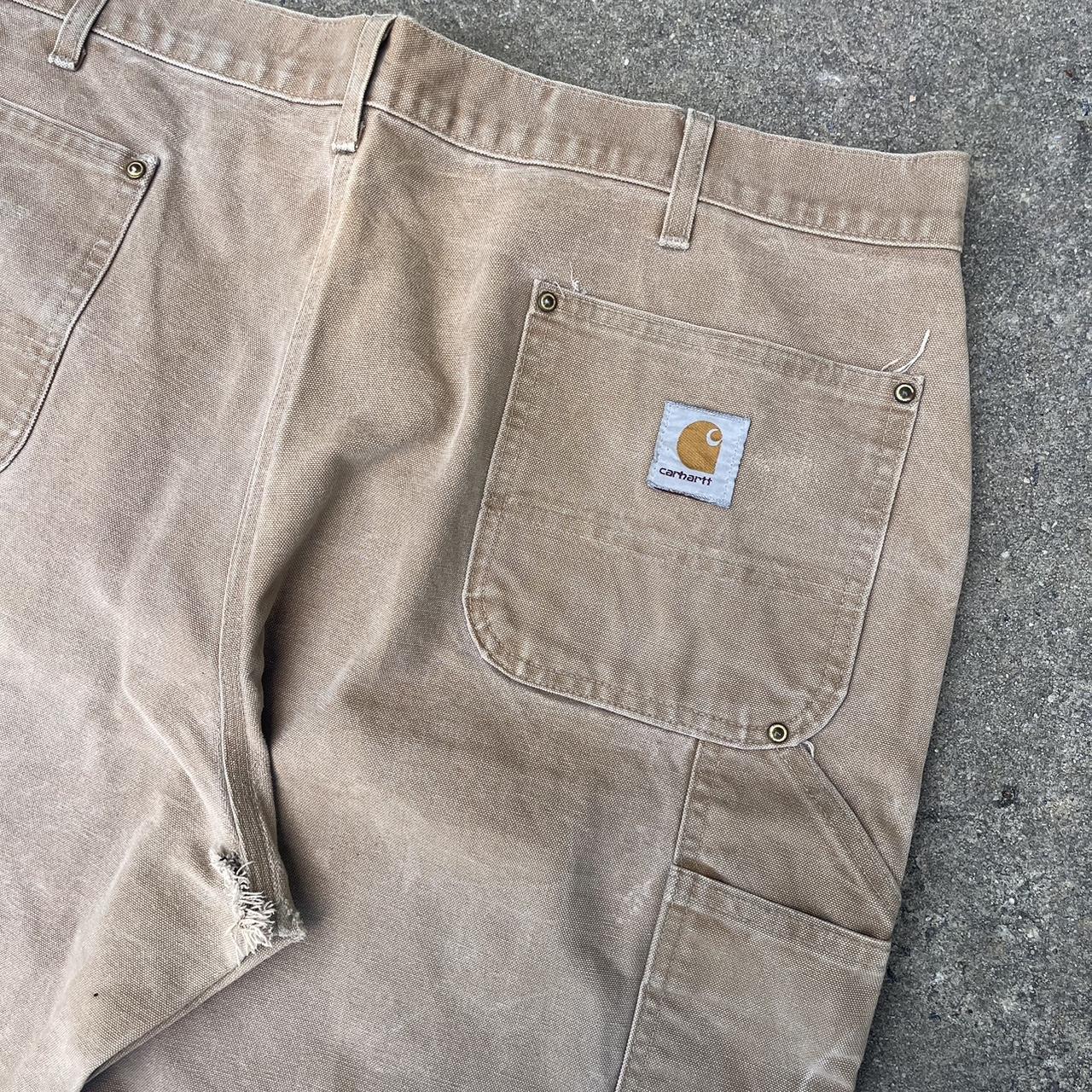 Khaki color mens Carhartt pants. - Depop