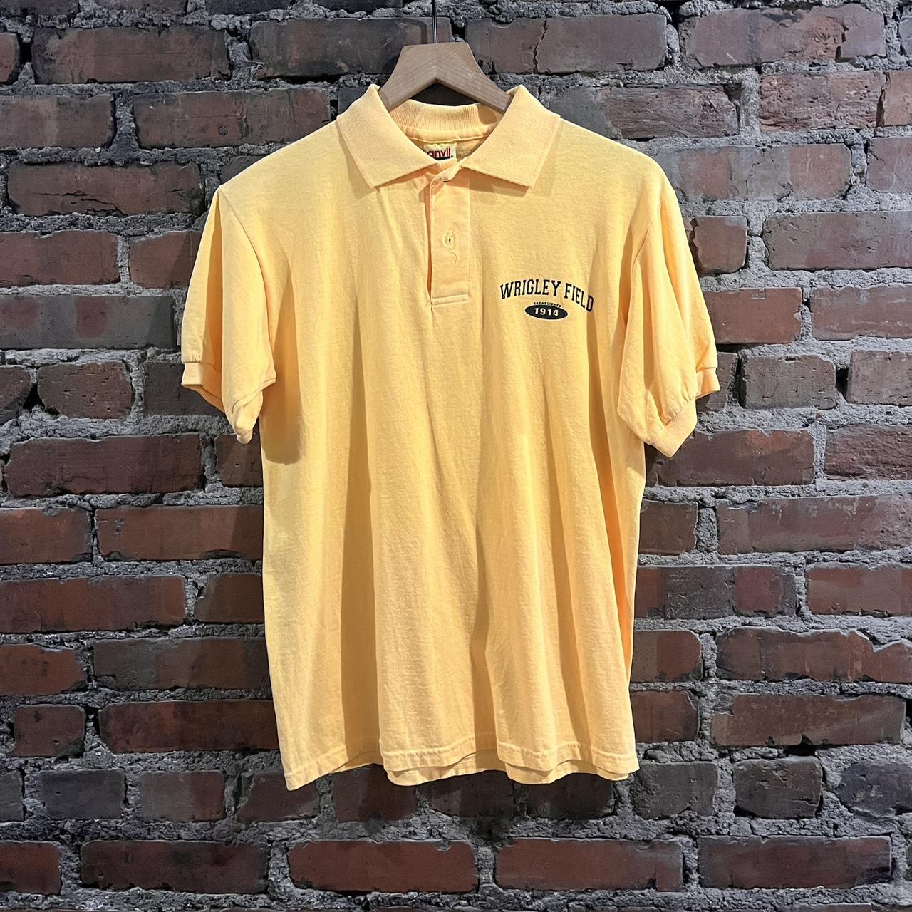 cute vintage 90s wrigley field polo rare 1990s... - Depop