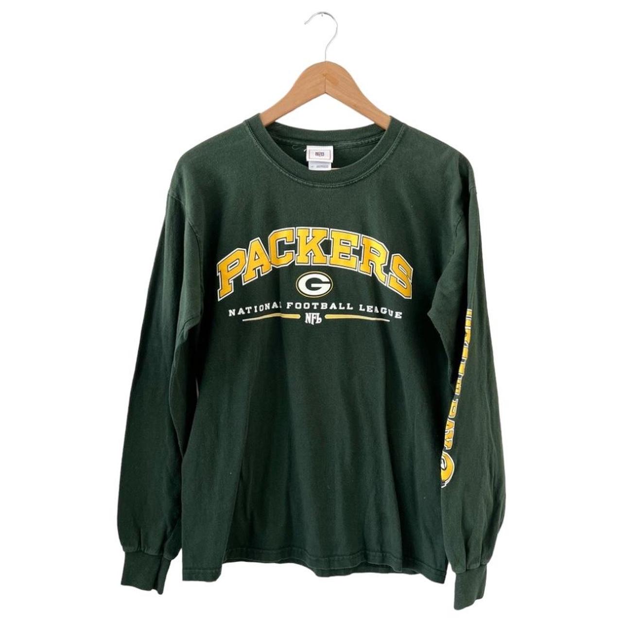 Green Bay Packers Long Sleeve T-Shirt • Size: - Depop