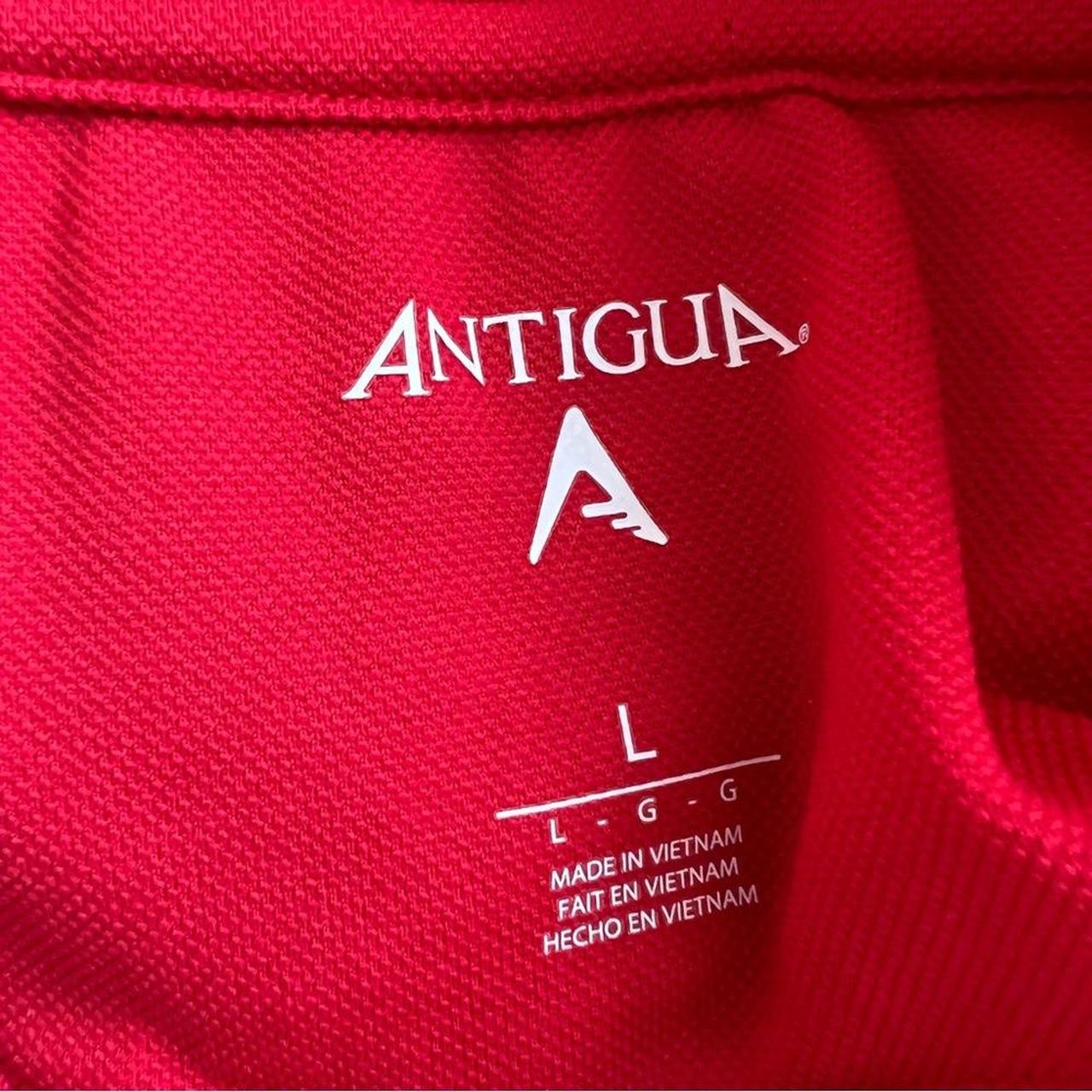 Antigua Red NFL Tampa Bay Buccaneers Men's Polo - Depop