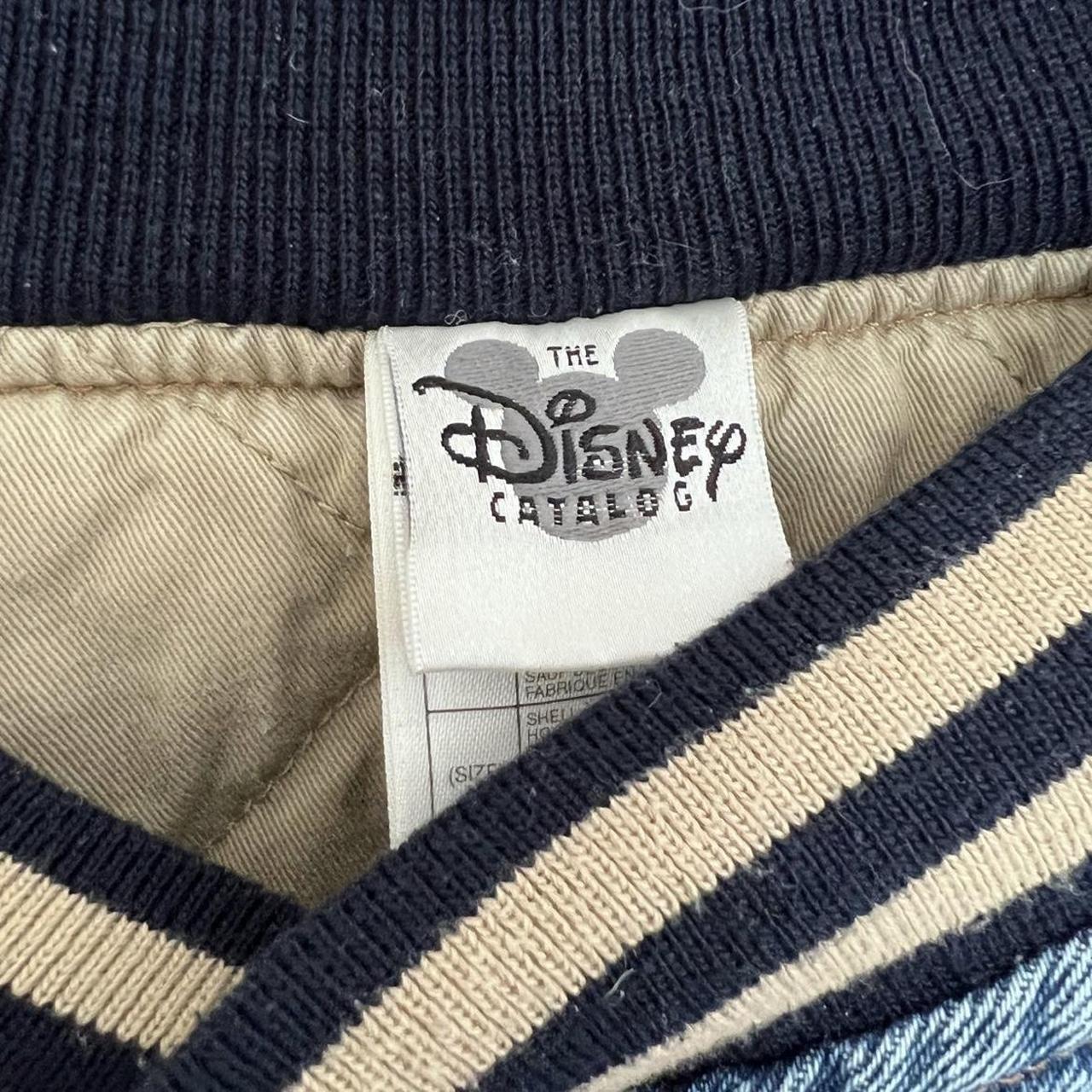 Vintage Disney Winnie the Pooh Varsity denim bomber... - Depop