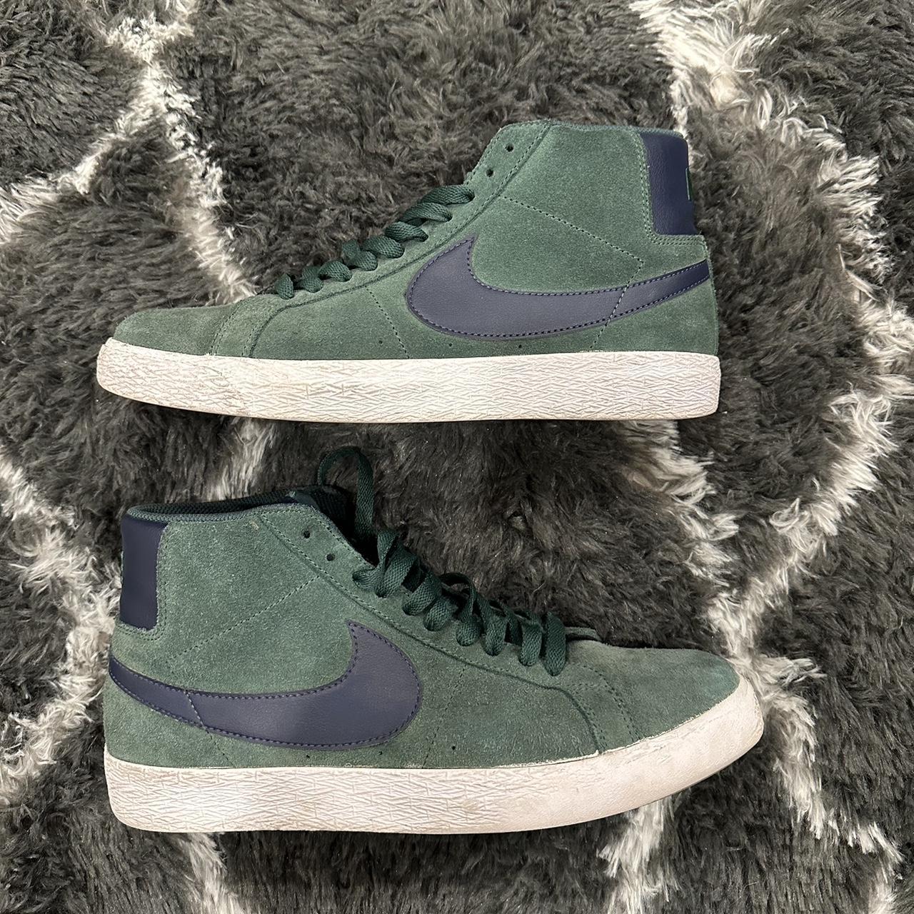 blazers green nike
