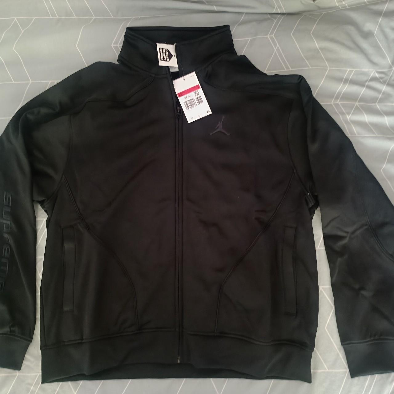 Supreme Jordan Tricot Track Jacket Olive Supreme Jordan Tricot