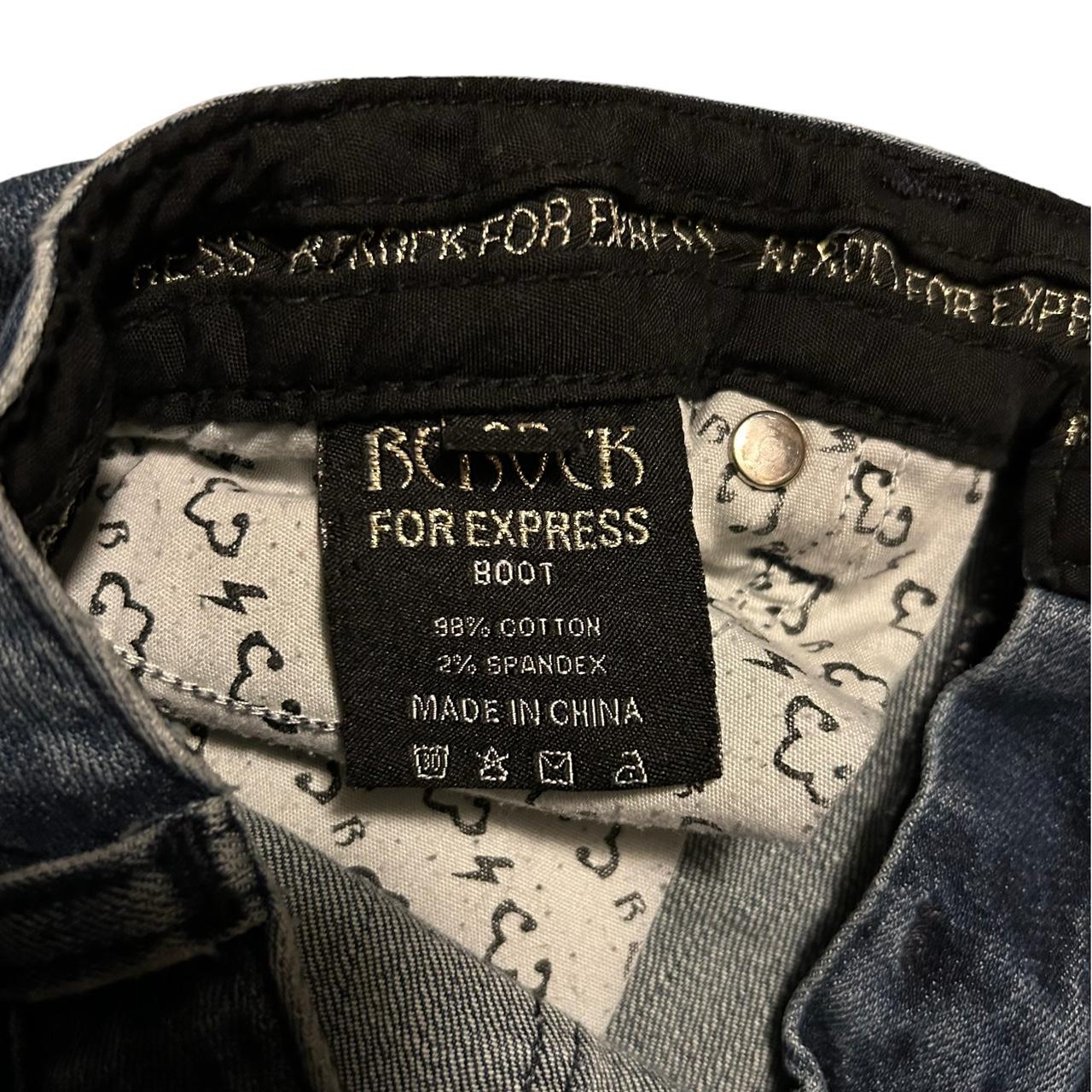 rerock , express jeans size 8 bootcut y2k... Depop