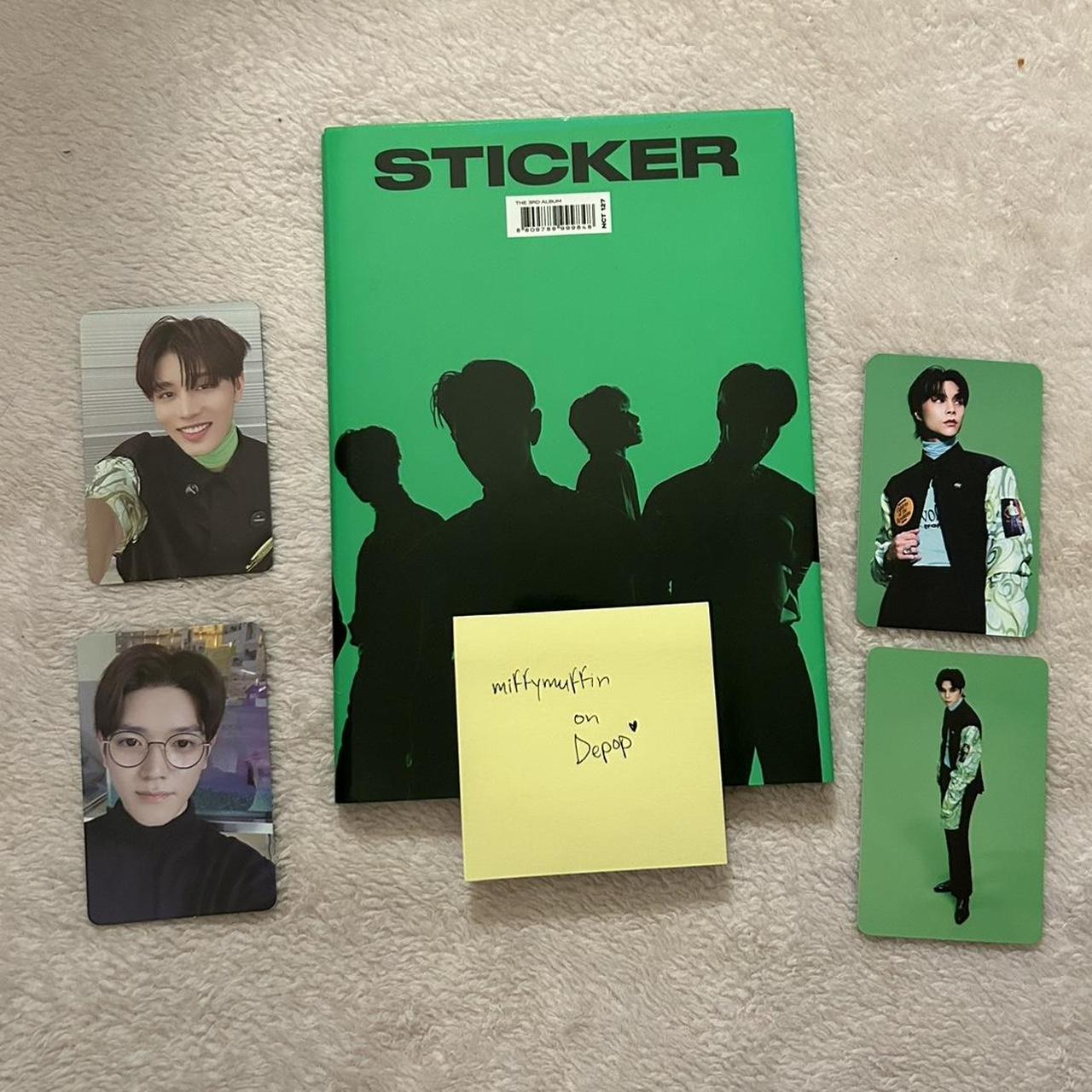 nct 127 sticker album! comes with 4 pcs (taeyong,&mldr; - Depop