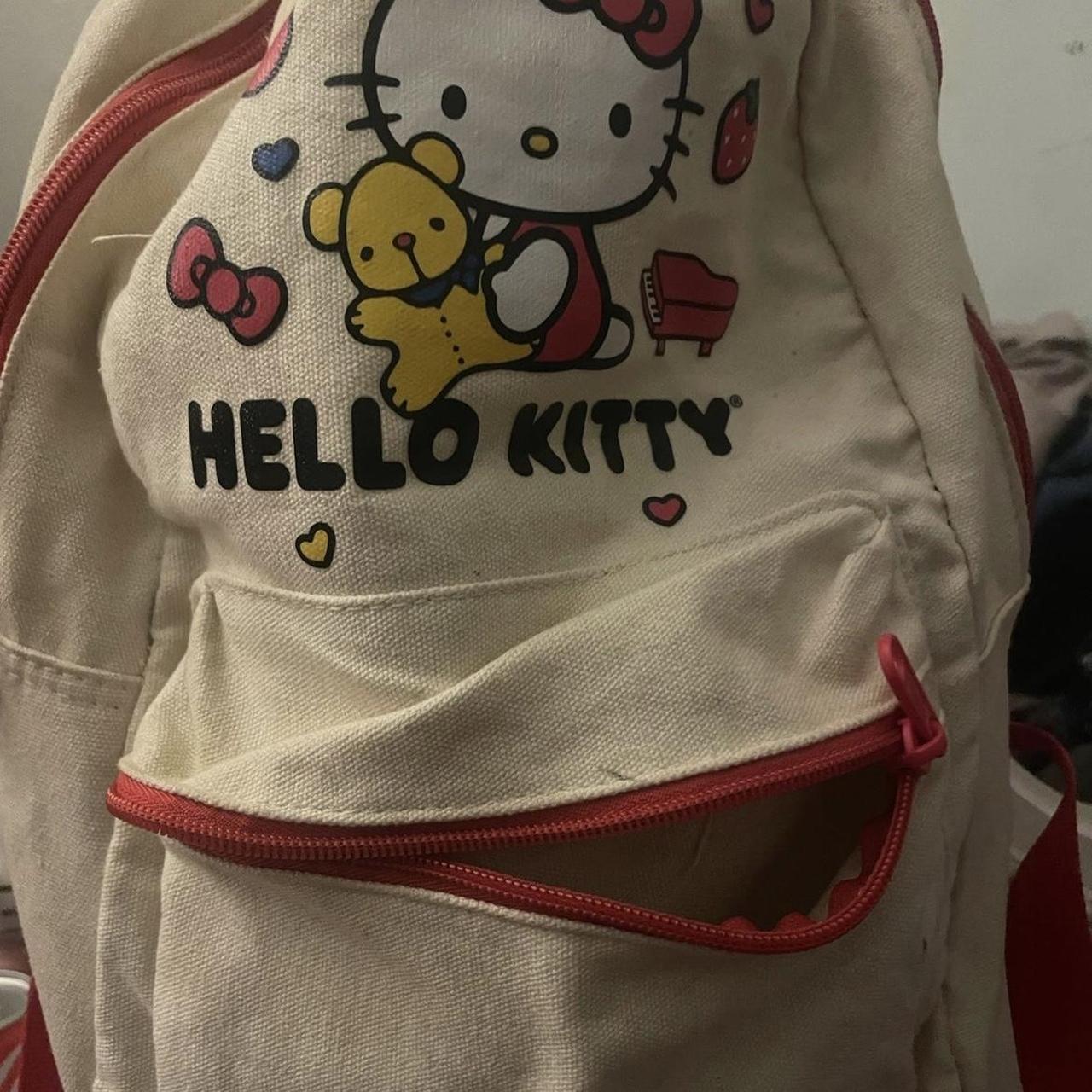 Hello kitty forever 21 backpack fits a mack book... - Depop