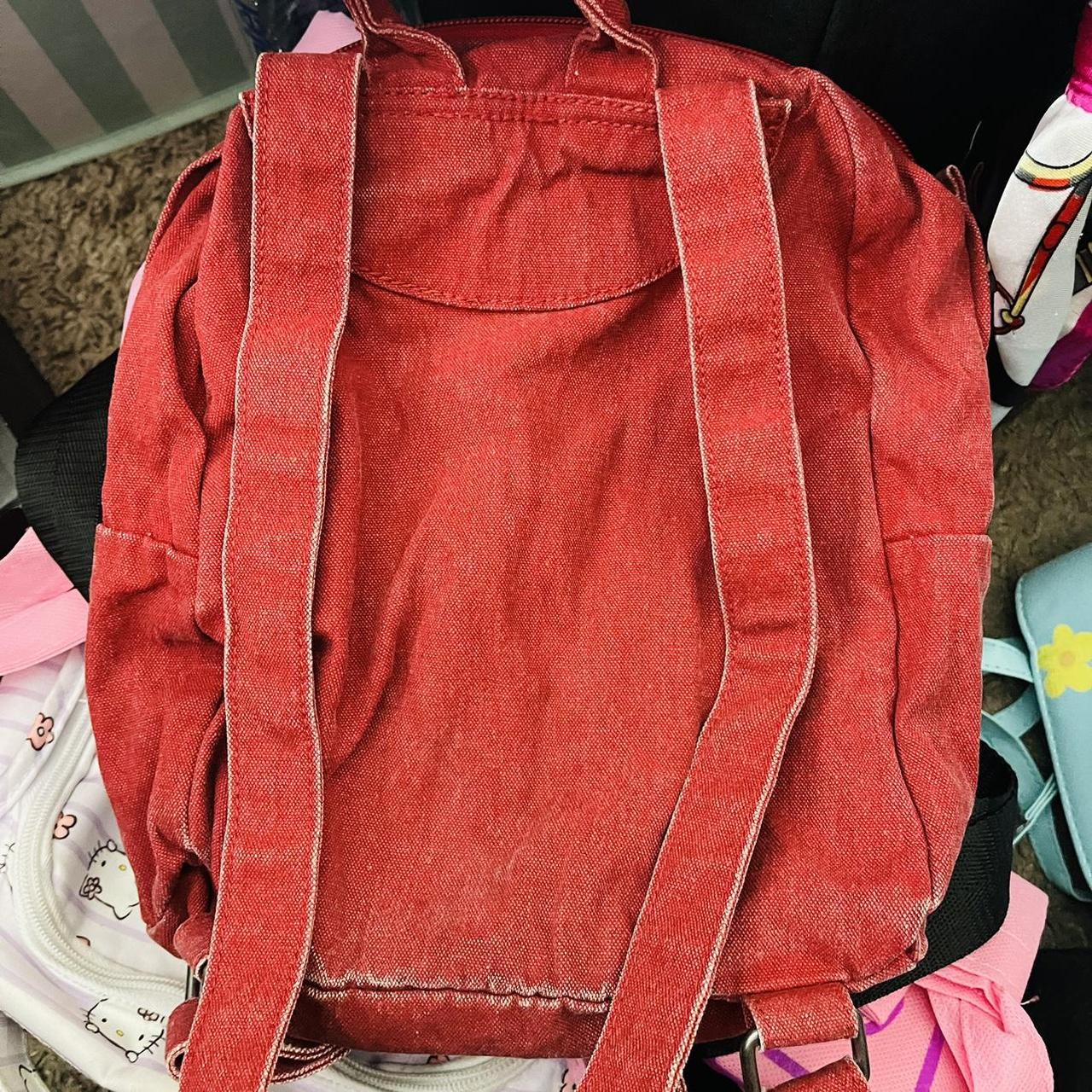 red vans mini backpack vans redbackpack... Depop