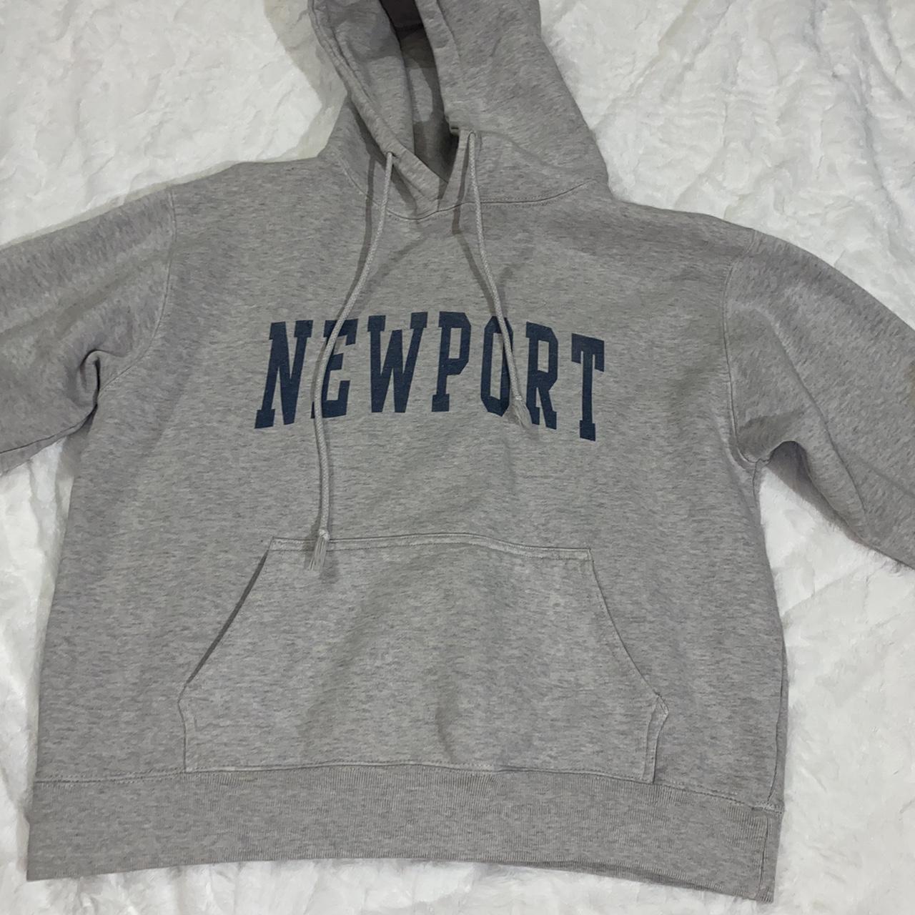 Newport logo Hoodie Size: Not shown but i’m a size... - Depop