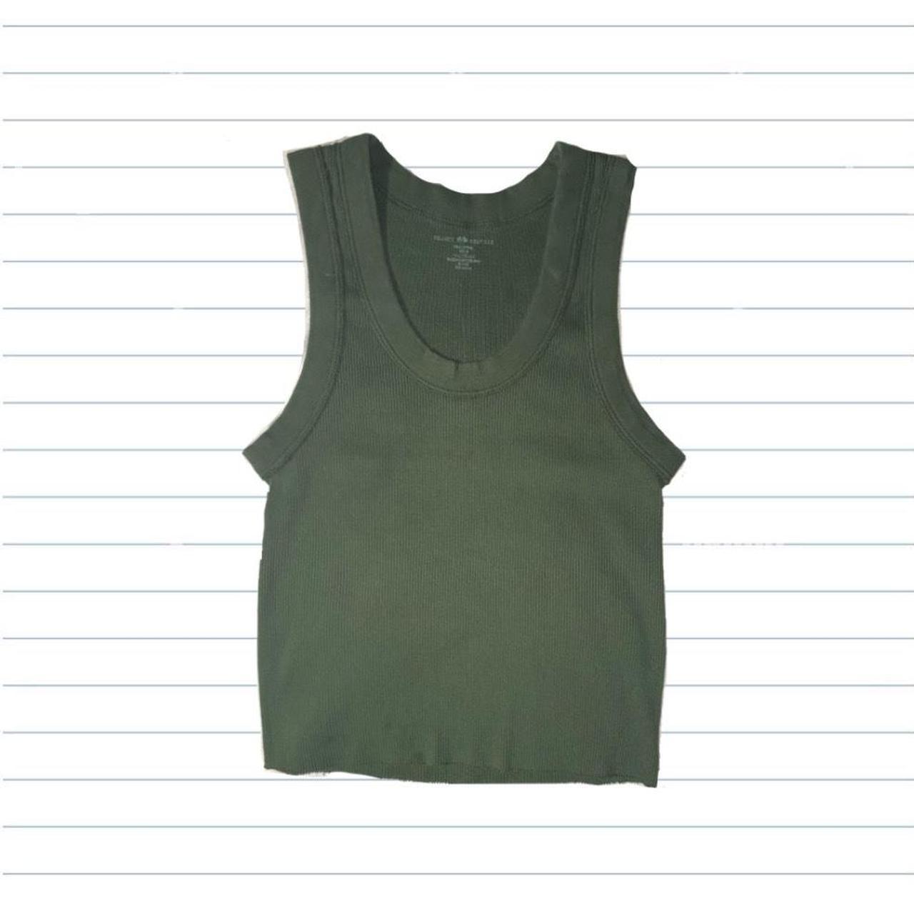 Brandy Melville Green Connor Tank, worn once. - Depop