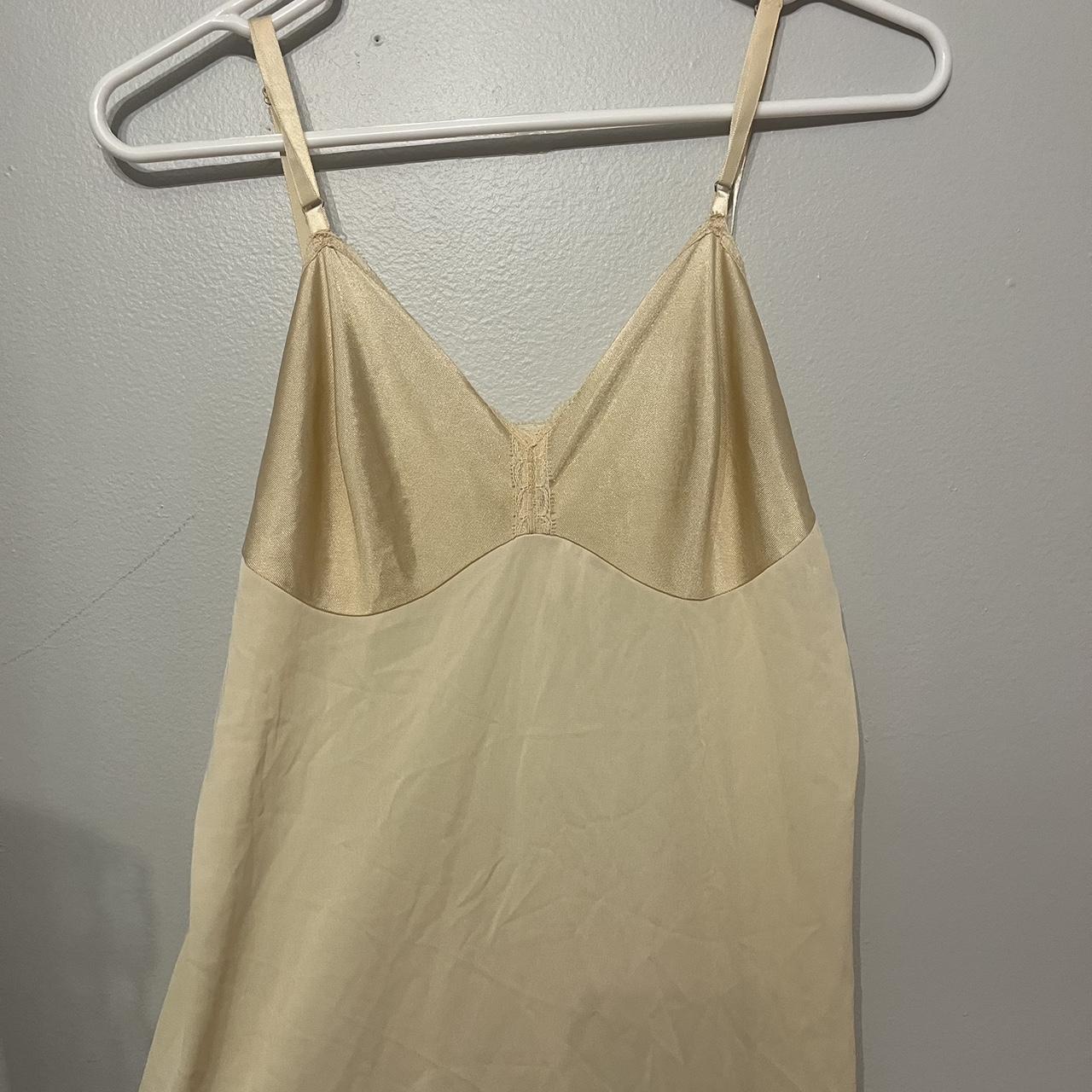 Simple vintage coquette slip dress. Can fit size... - Depop