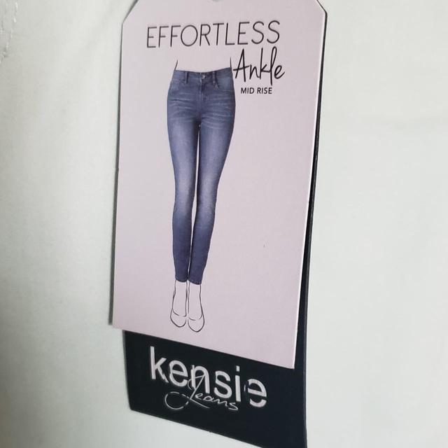Kensie Jeans Mid-rise jeans Mint green color Real - Depop