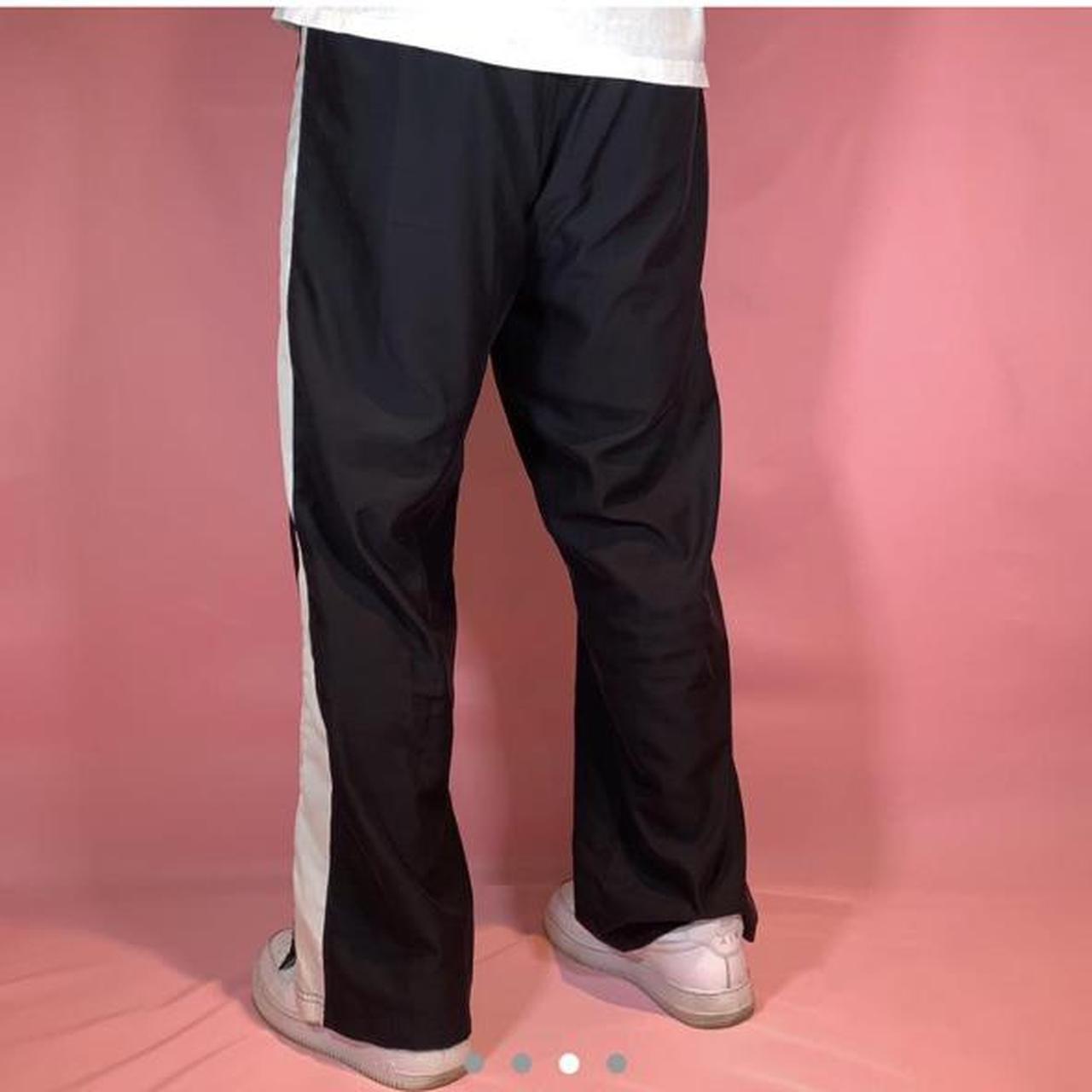 Y2K Nike Track pants Men 29” Waist Red black Loose - Depop