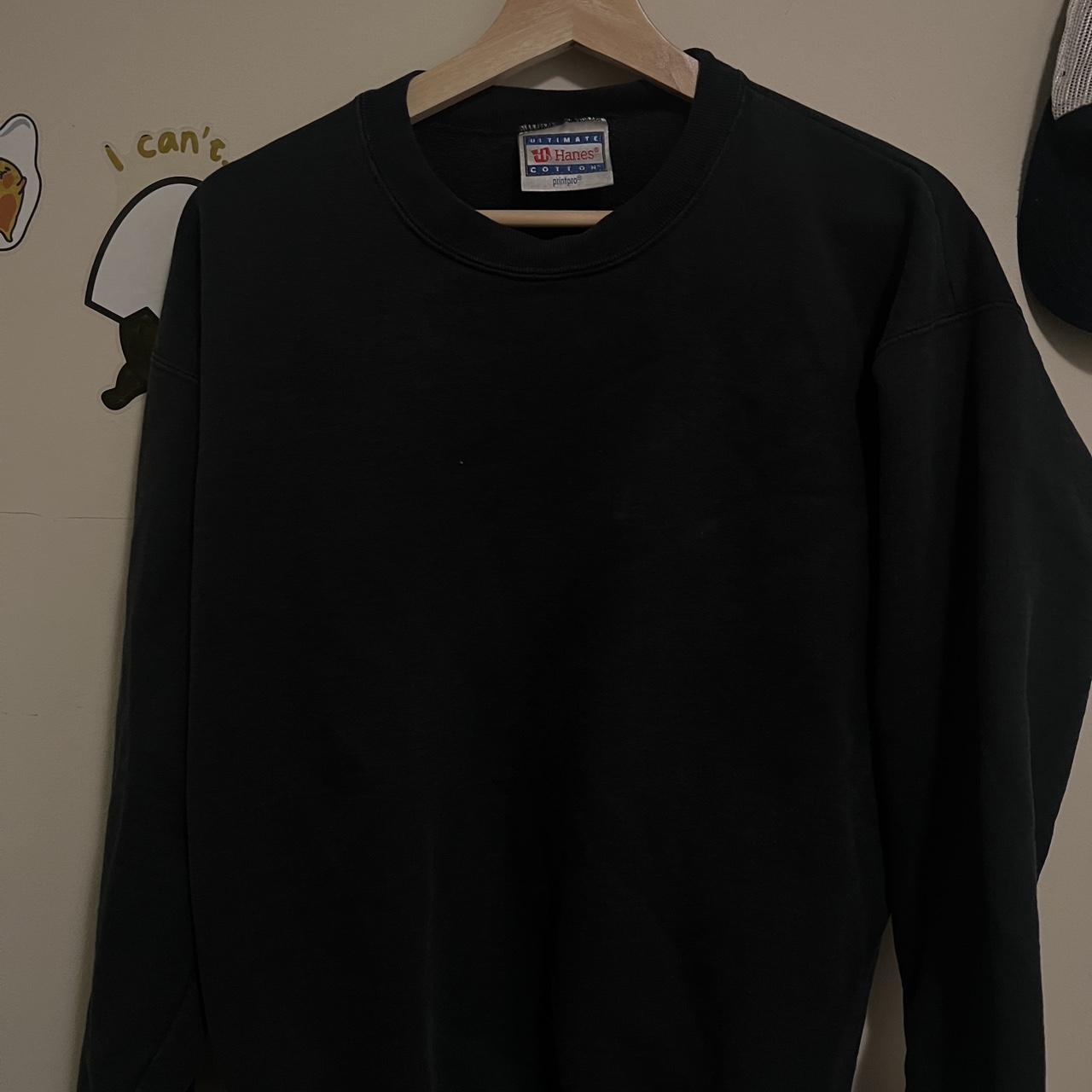 Hanes hotsell black sweatshirt