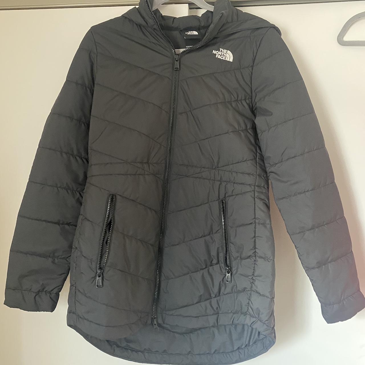 The North Face Zip Up Lightweight Puffer Black - Depop