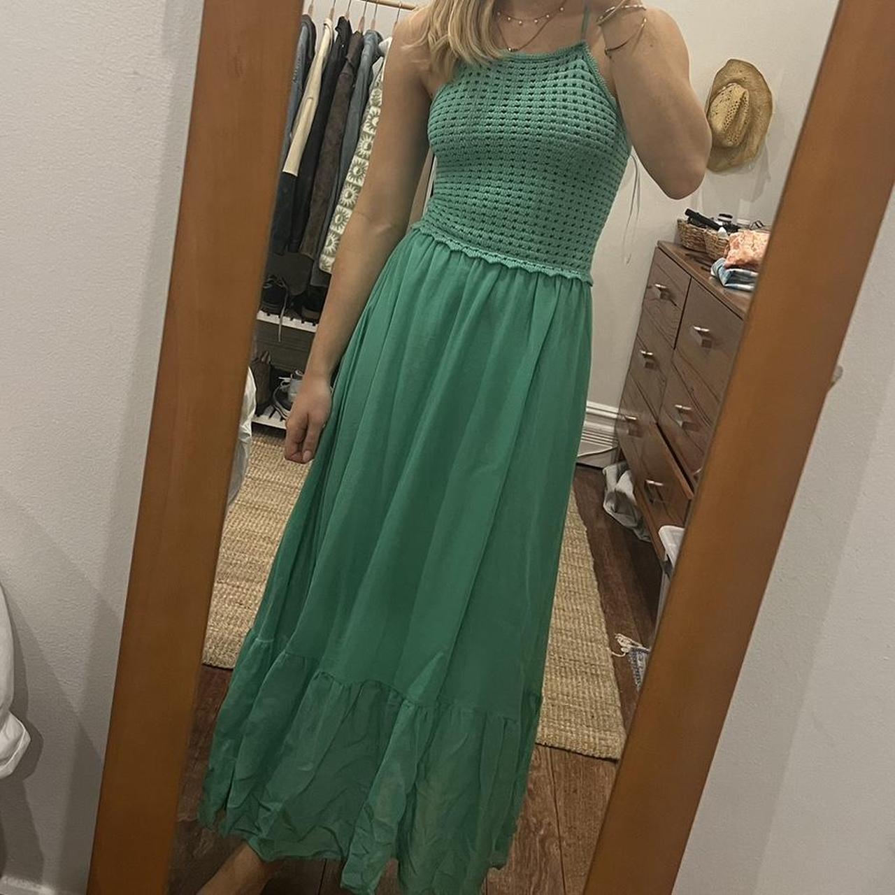 Stunning backless dress from ghanda Crochet... Depop