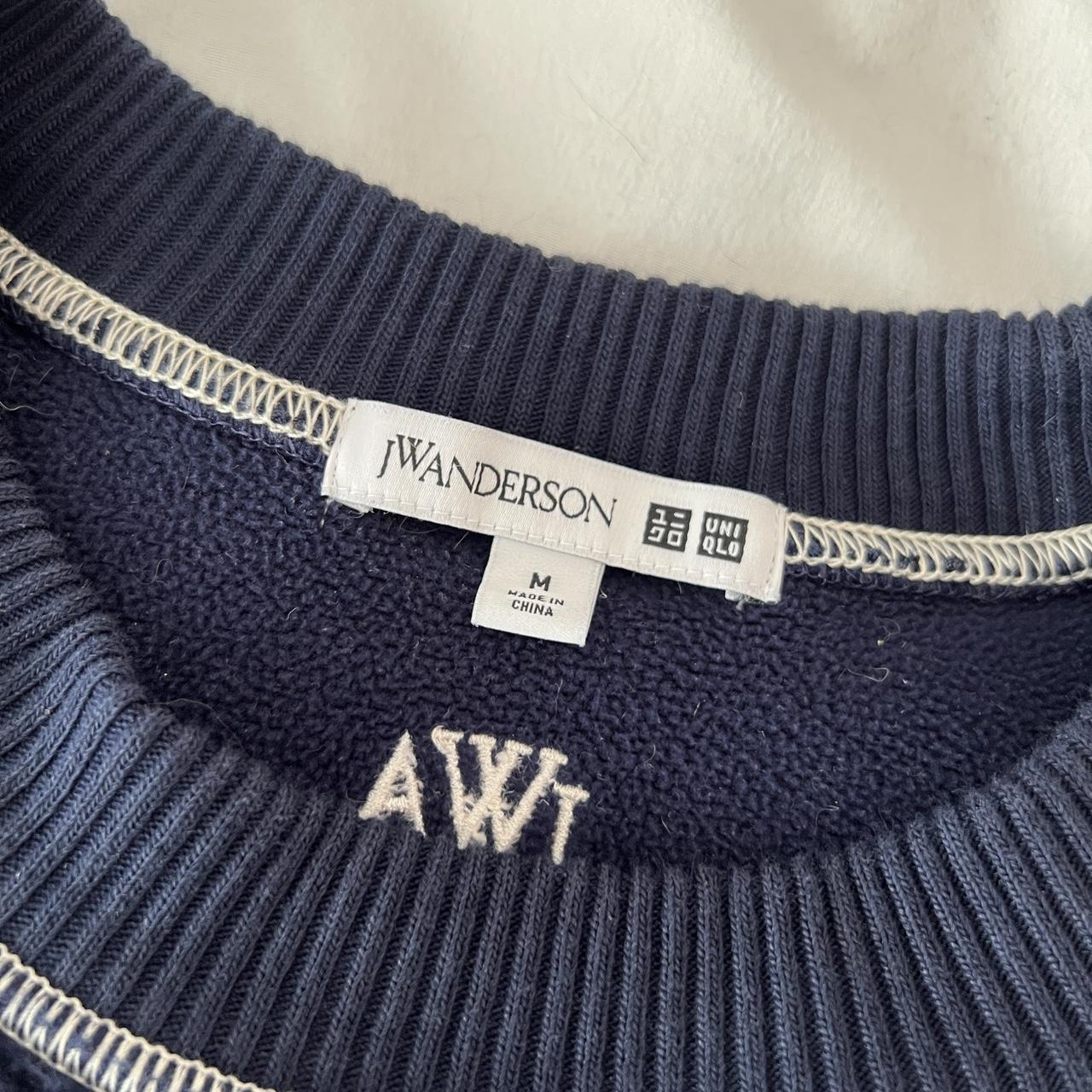 JW Anderson Uniqlo Navy Blue Sweater Very Warm Depop