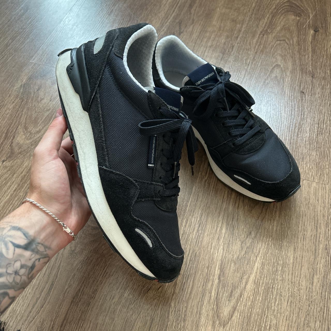 Emporio armani trainers Size 9 Decent condition... - Depop