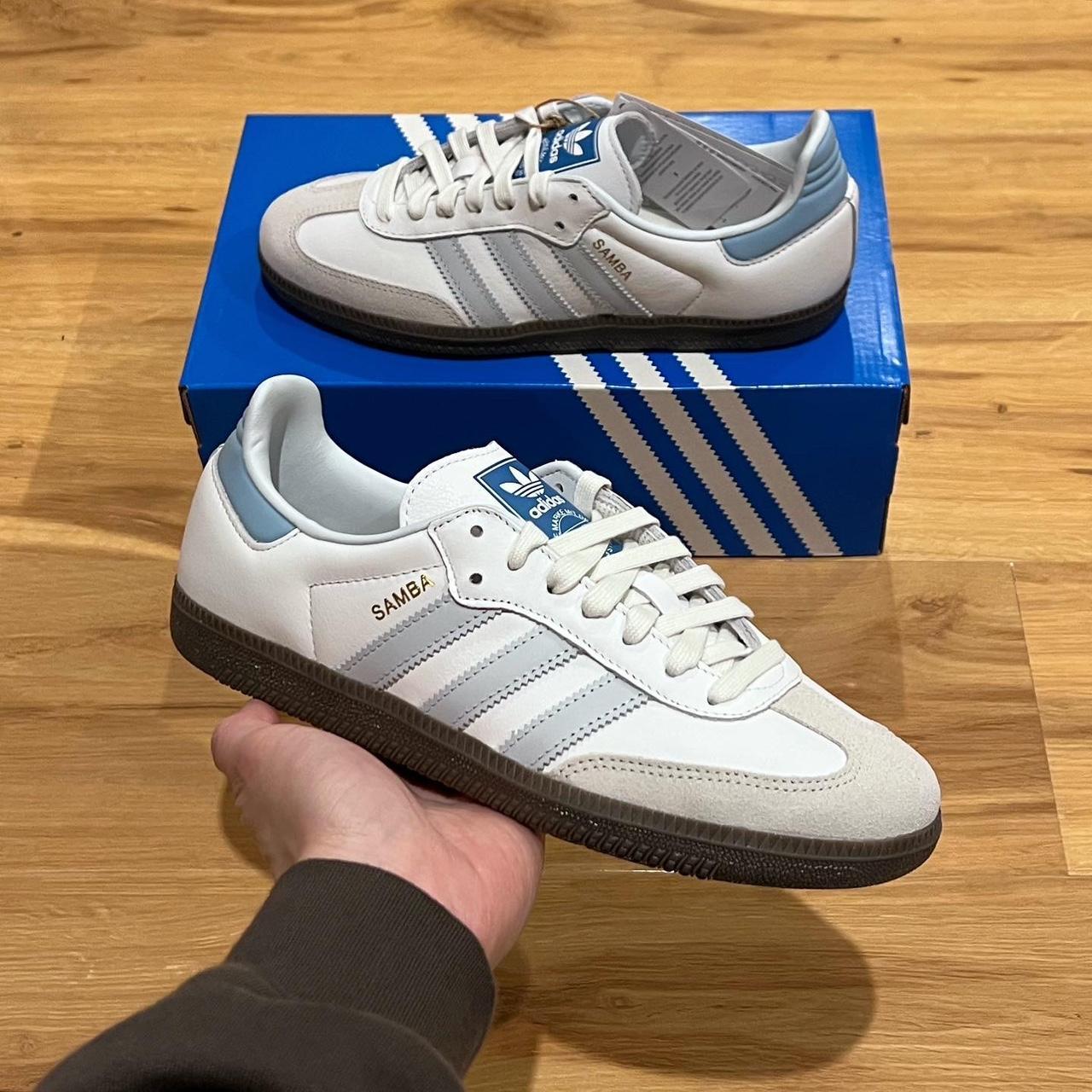 Adidas Samba OG Halo Blue - Size : US 5 / Womens... - Depop