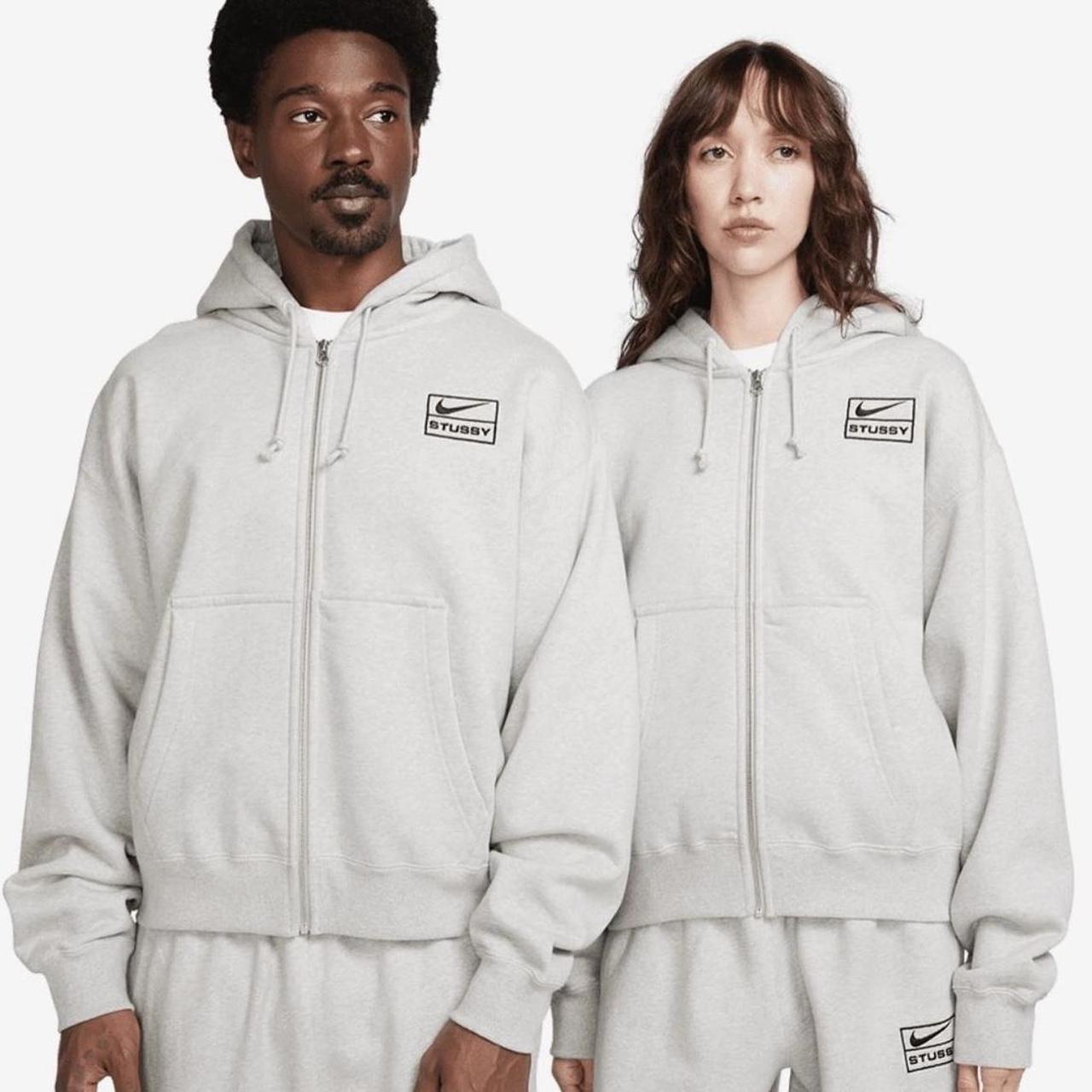 1) Nike X Stussy Hoodie Black & Grey , - Size : , ✅...