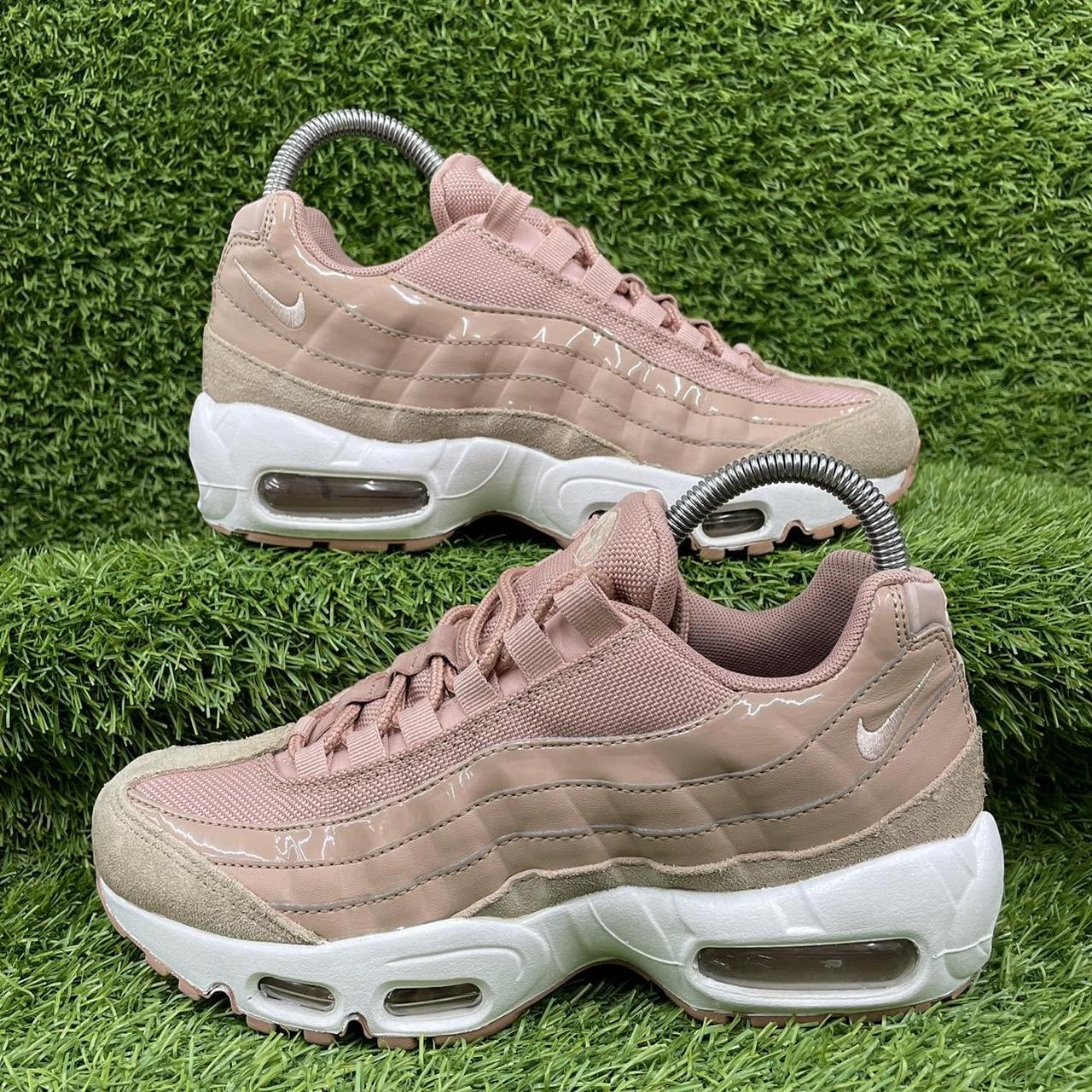 Nike Air Max 95 Particle Pink Trainers Size UK... - Depop