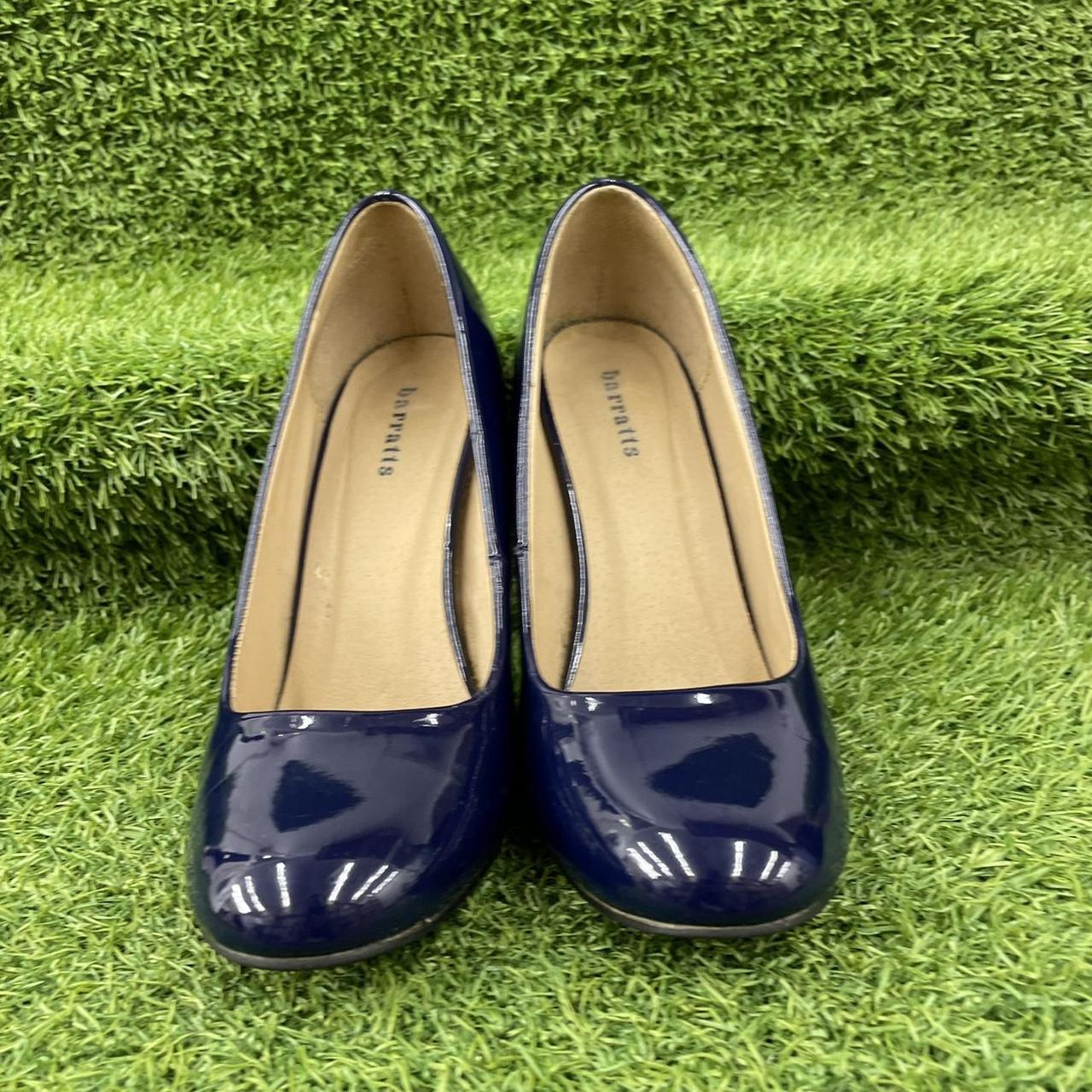 Barratts Navy Patent Leather High Heels Stilettos Depop 2116