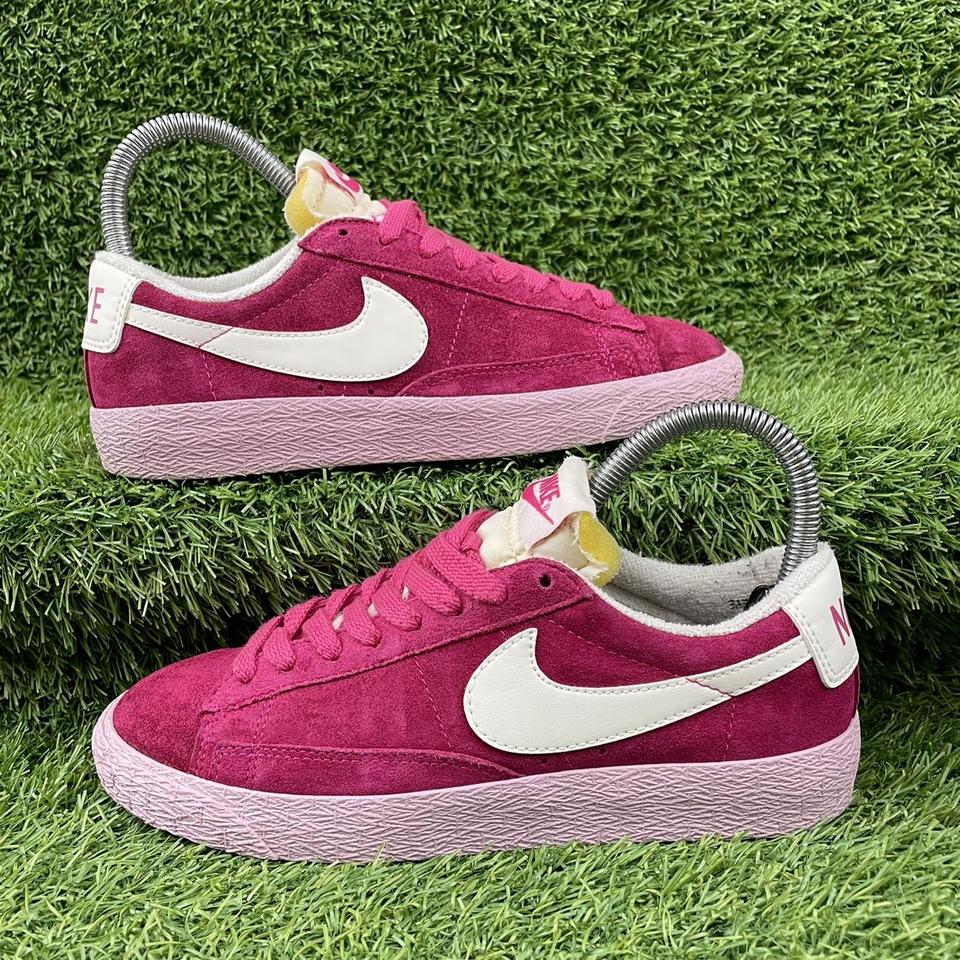 Blazer low 2025 vintage suede pink