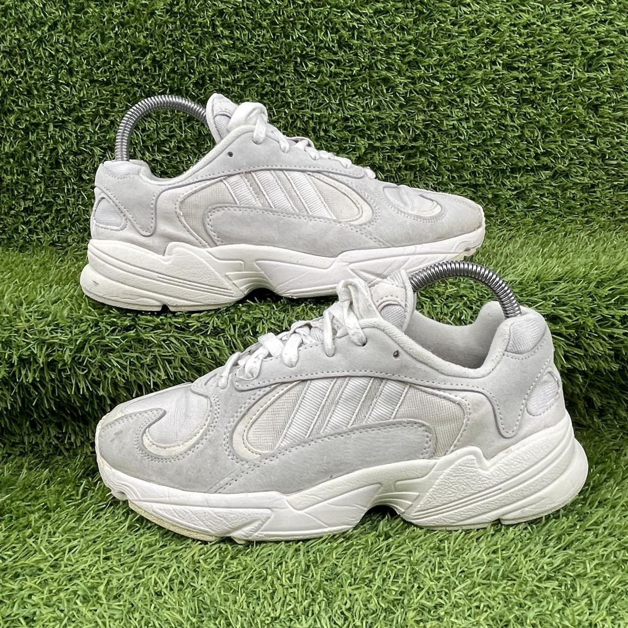 Adidas grey best sale yung 1 trainers