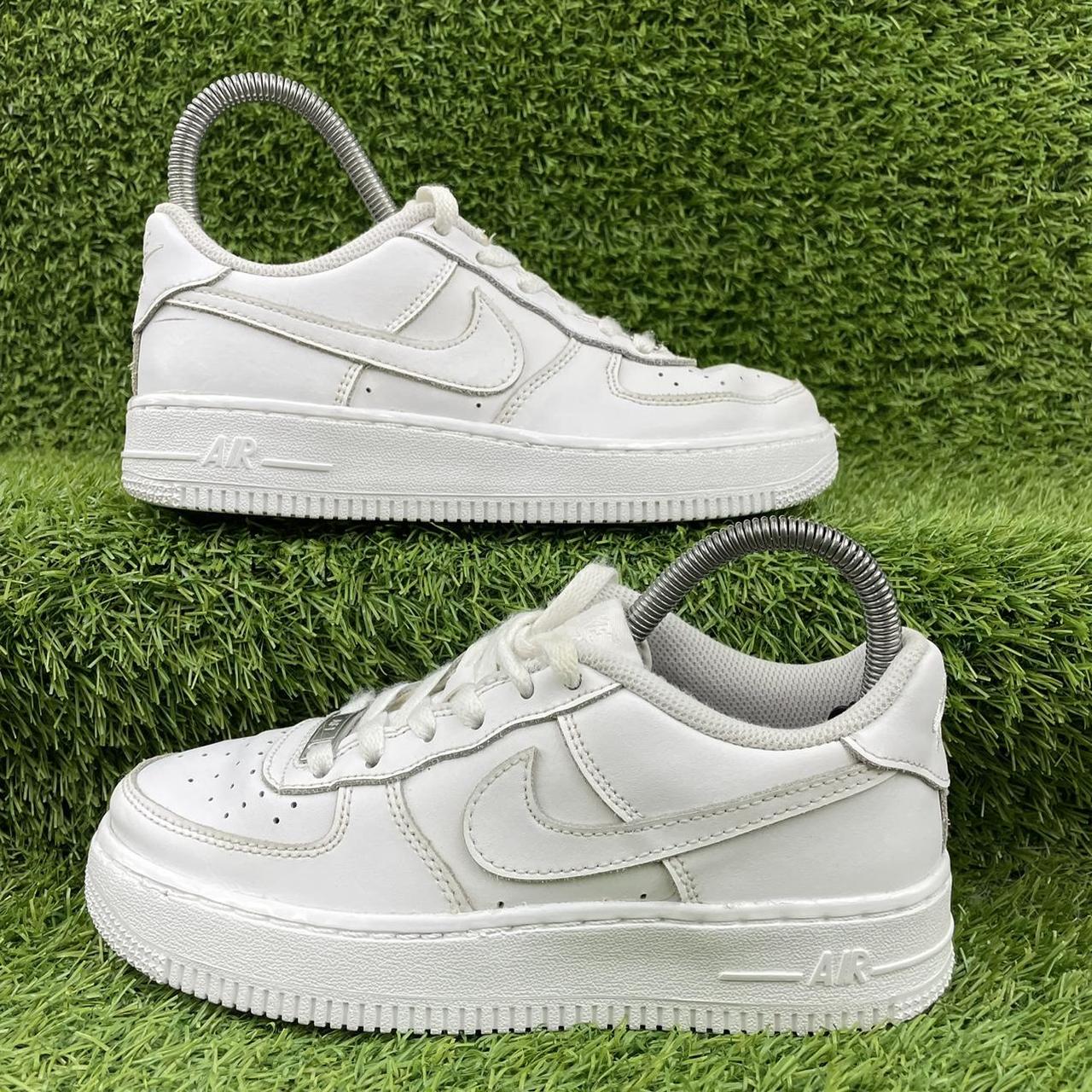Nike Air Force 1 Low White Trainers Size UK... - Depop