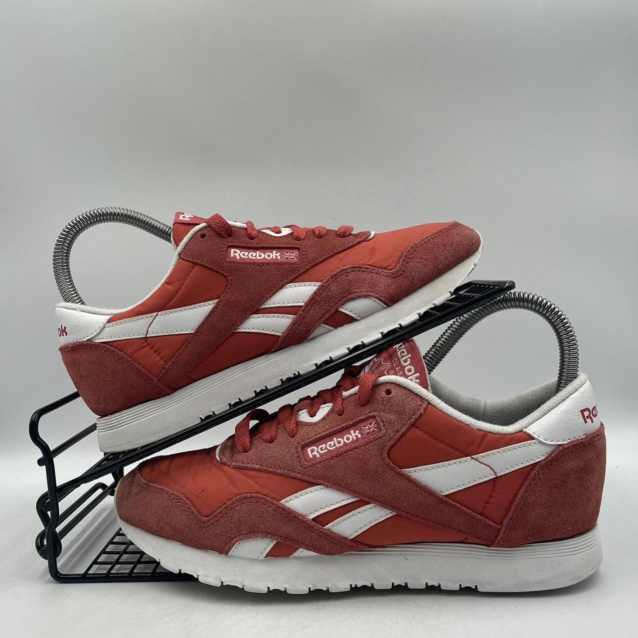 Reebok classic online suede womens red