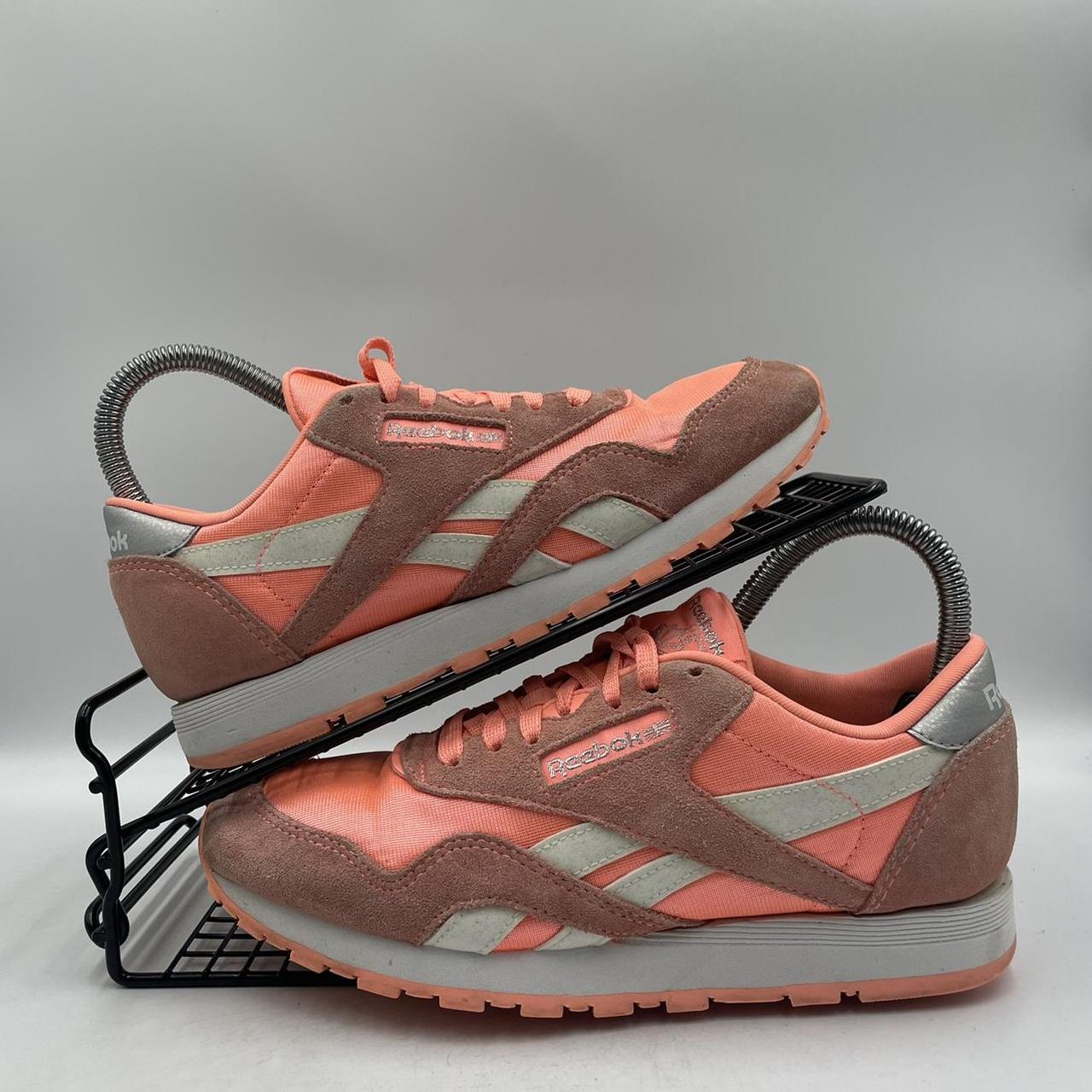 Reebok classic deals nylon womens orange