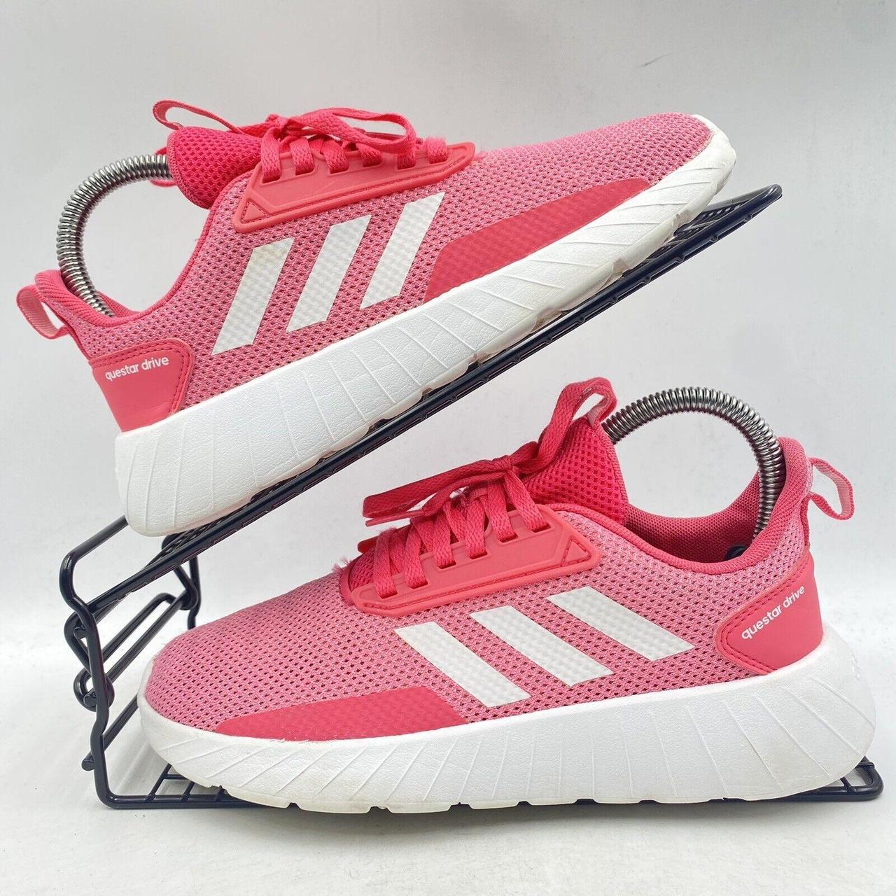 ADIDAS QUESTAR PINK TRAINERS SIZE UK 3.5 MESH KNIT. Depop