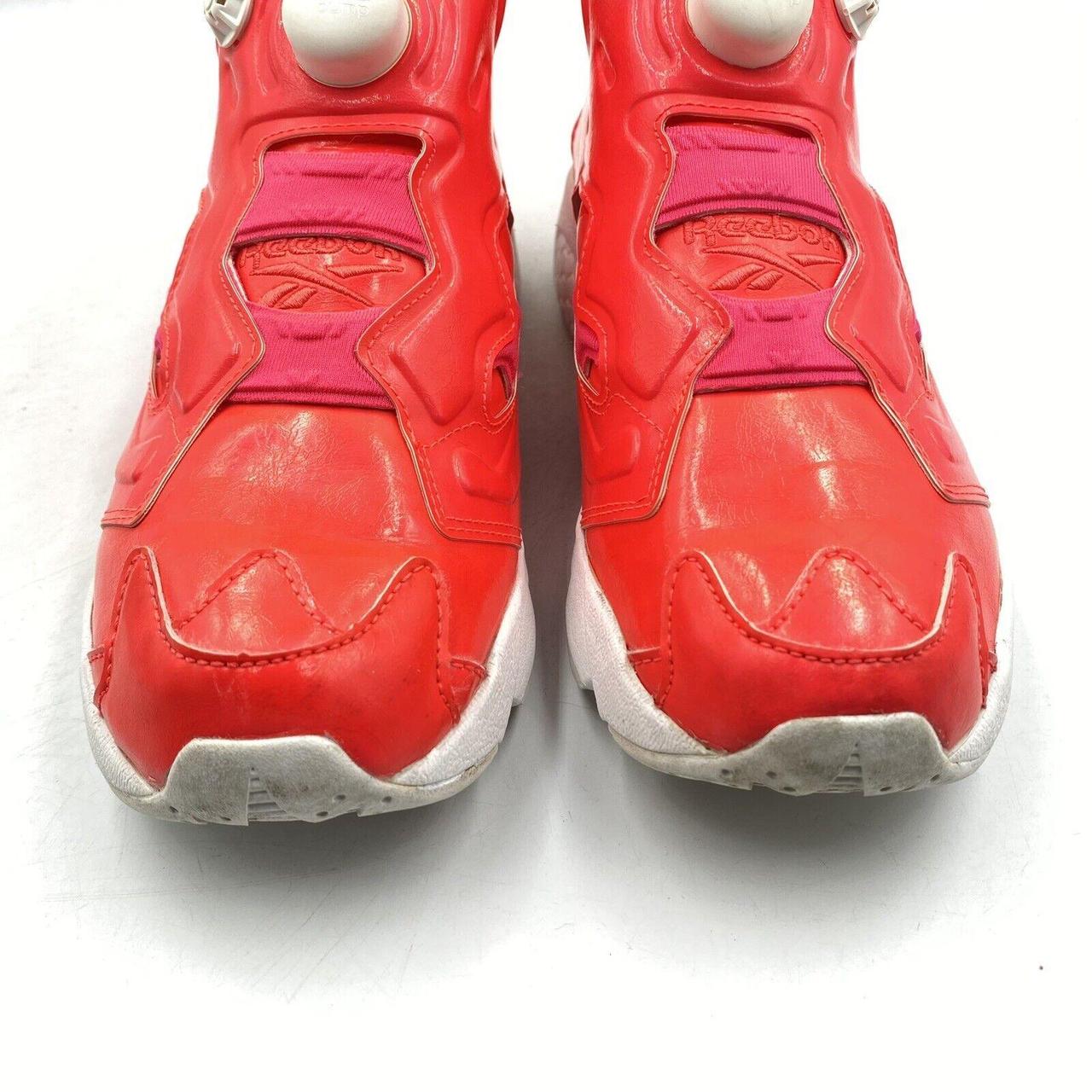 REEBOK INSTA PUMP FURY RED TRAINERS SIZE UK 4 OB