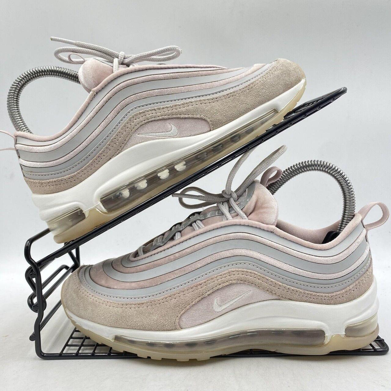 NIKE AIR MAX 97 ULTRA PINK TRAINERS SIZE UK 3 VELVET. Depop