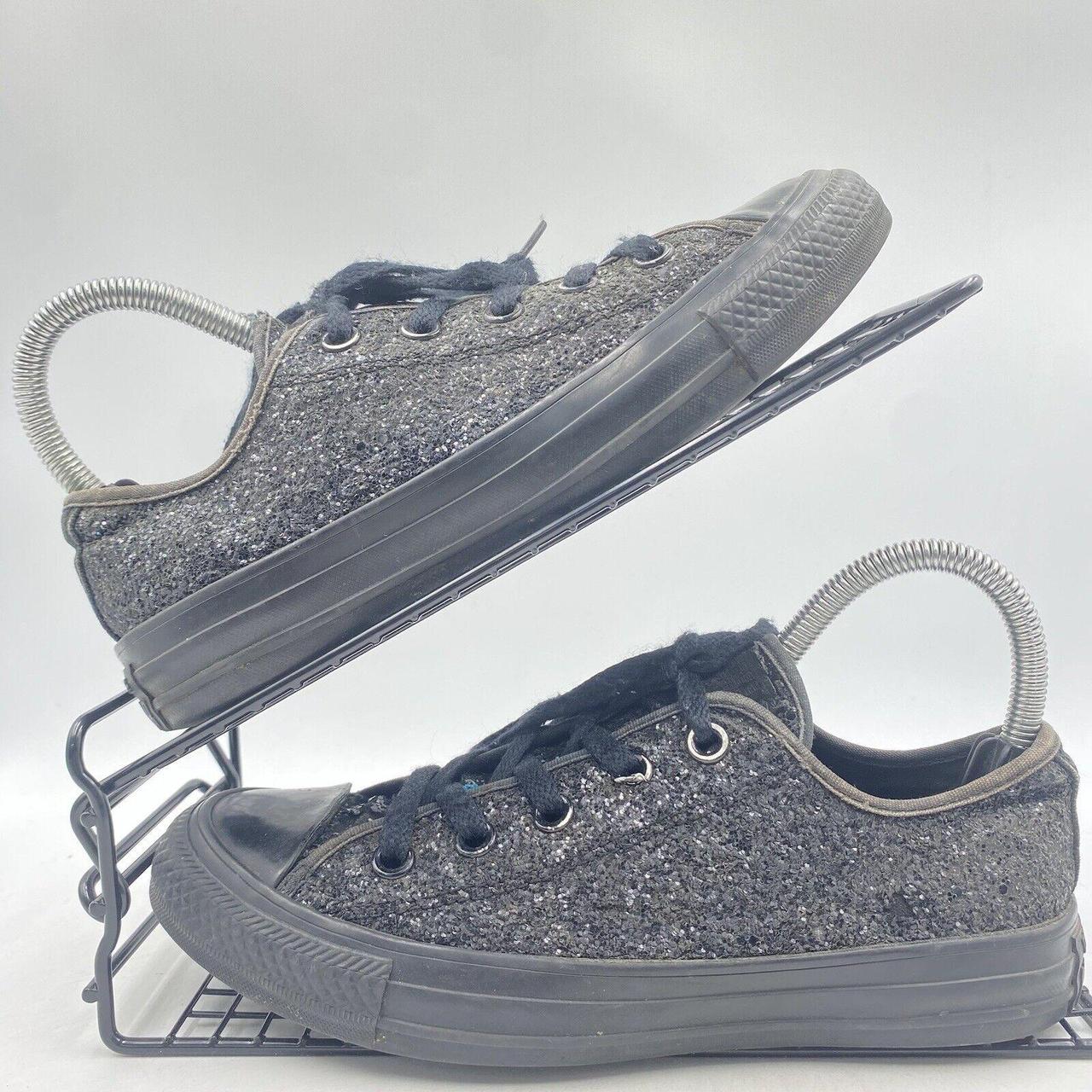 Silver glitter converse size 4 online