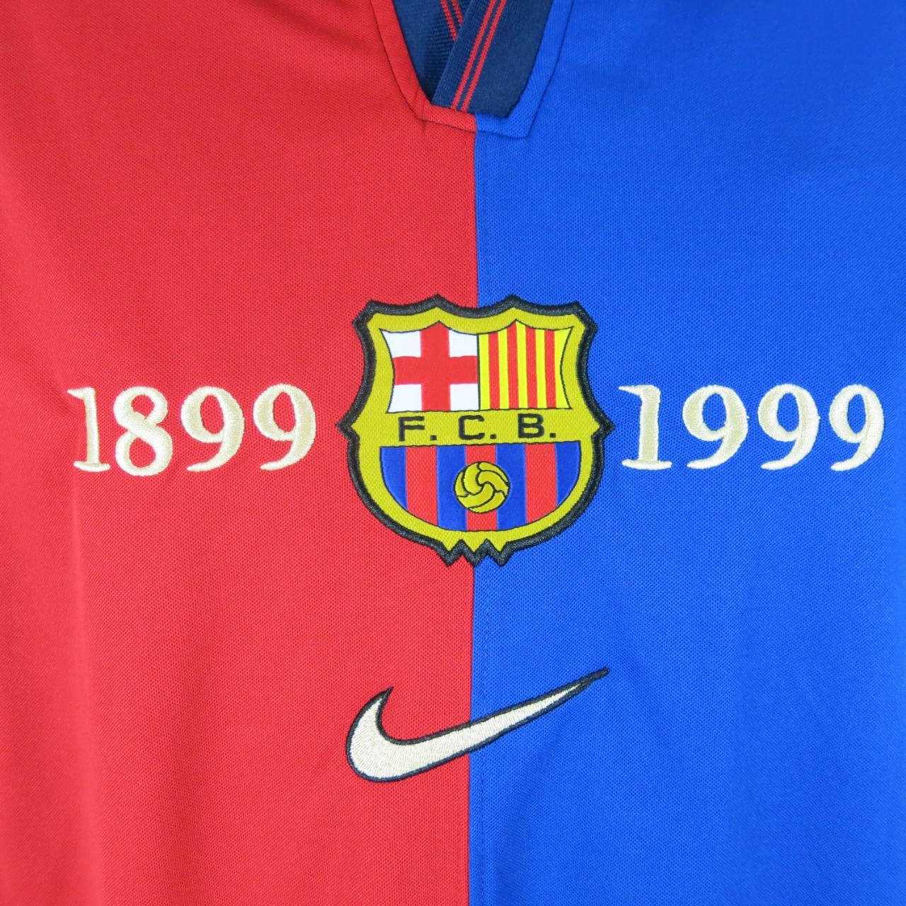 FC Barcelona 1899-1999 Nike シャツ XL Barcelona 1999 Rivaldo 11